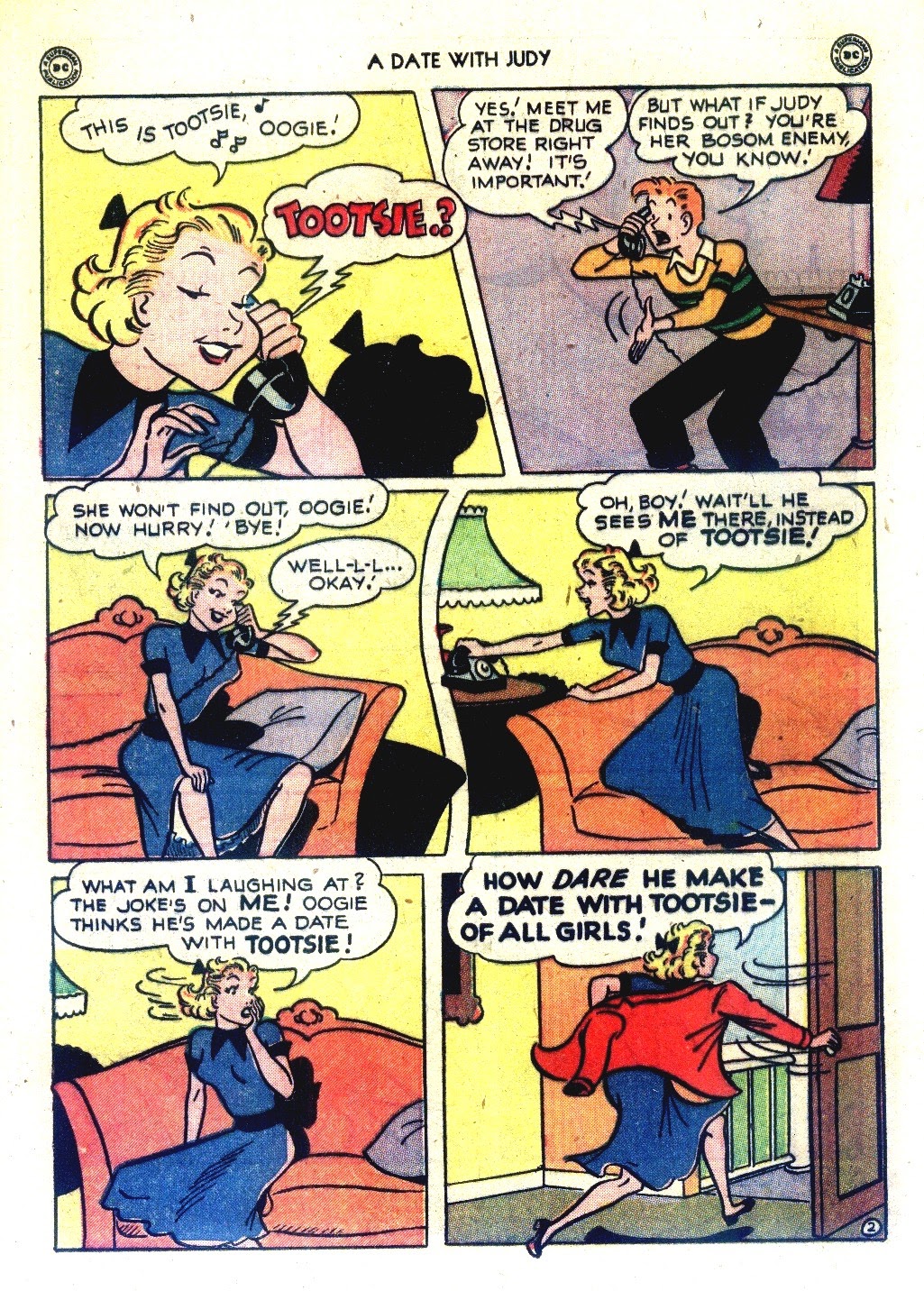 Read online A Date with Judy comic -  Issue #11 - 4