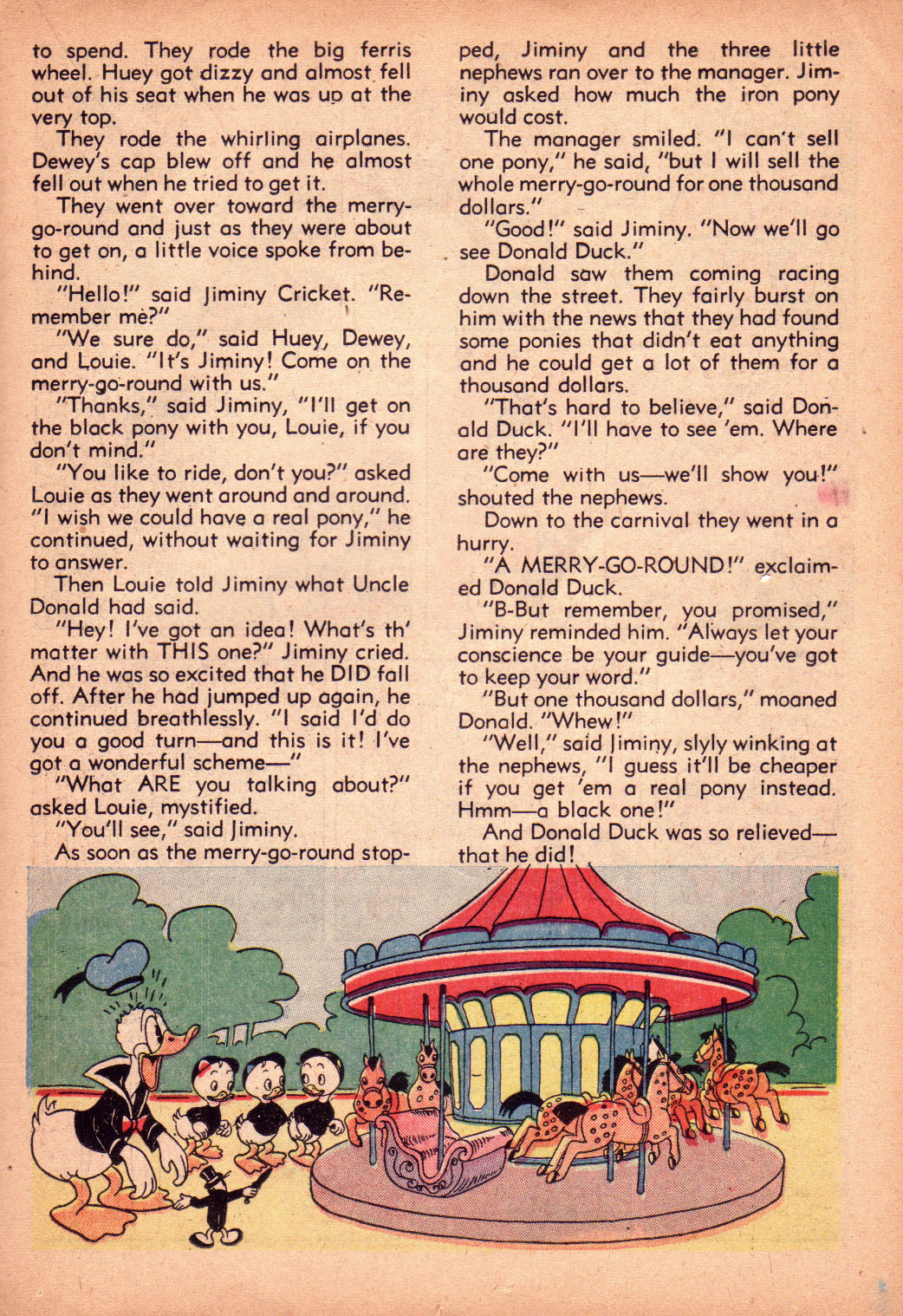 Read online Walt Disney's Comics and Stories comic -  Issue #71 - 35