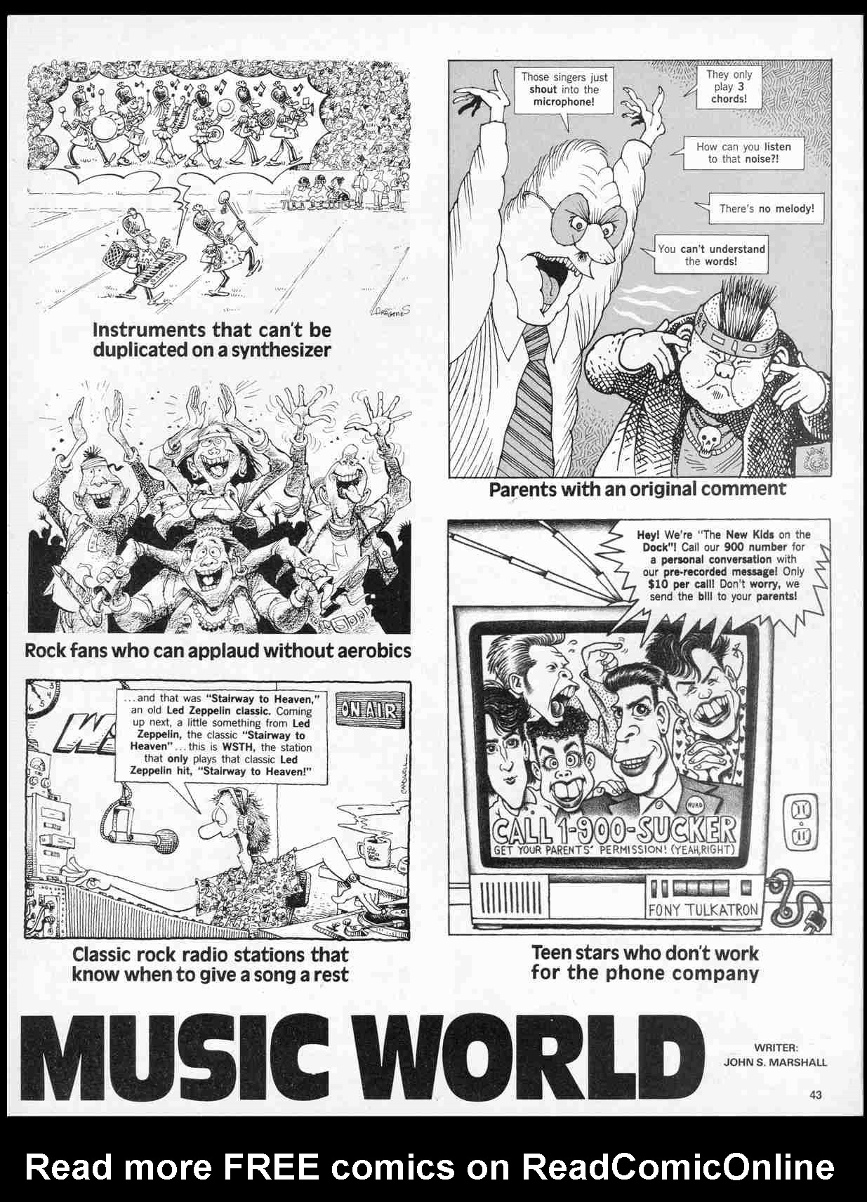 Read online MAD comic -  Issue #298 - 45