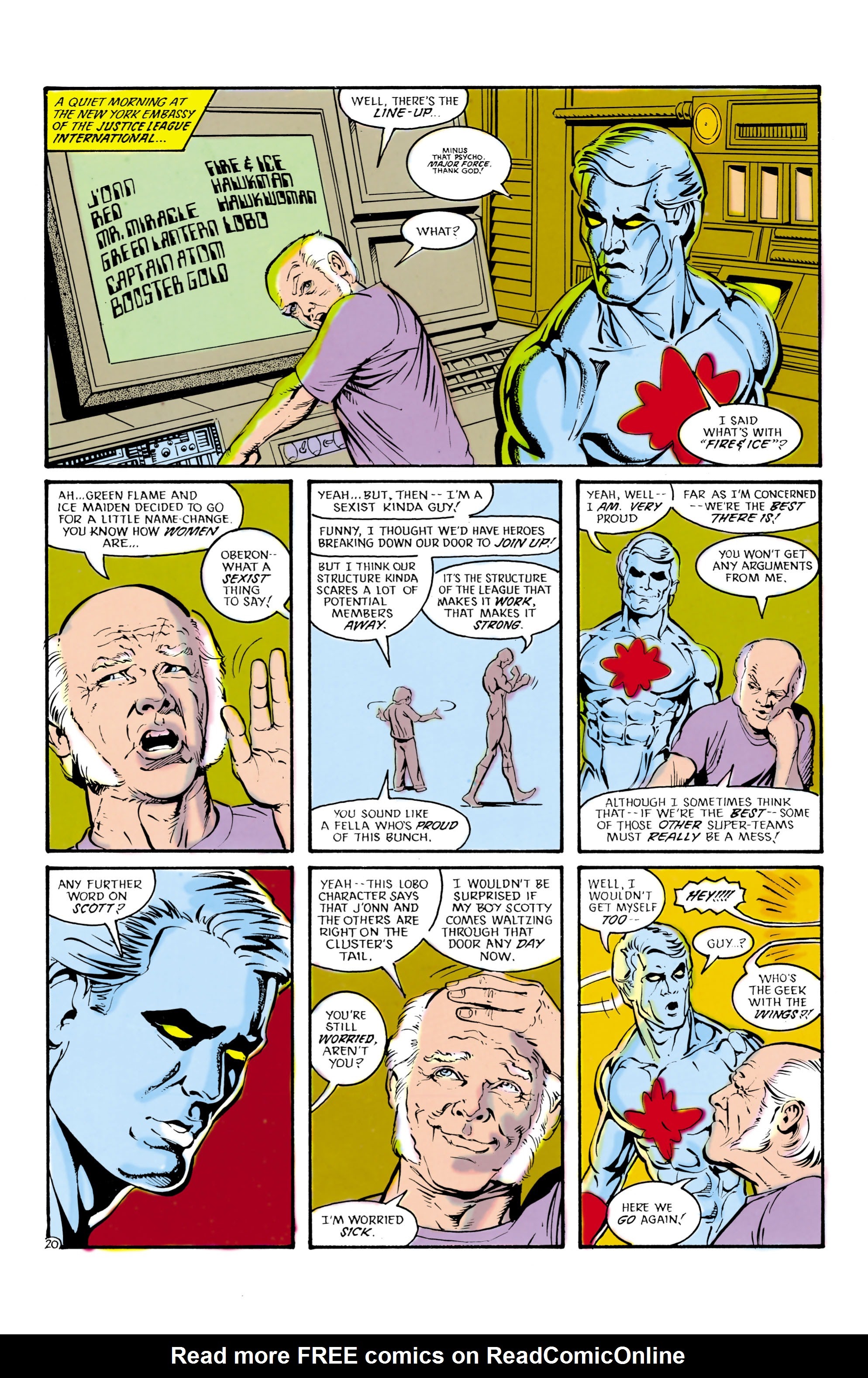 Read online Justice League International (1987) comic -  Issue #19 - 21