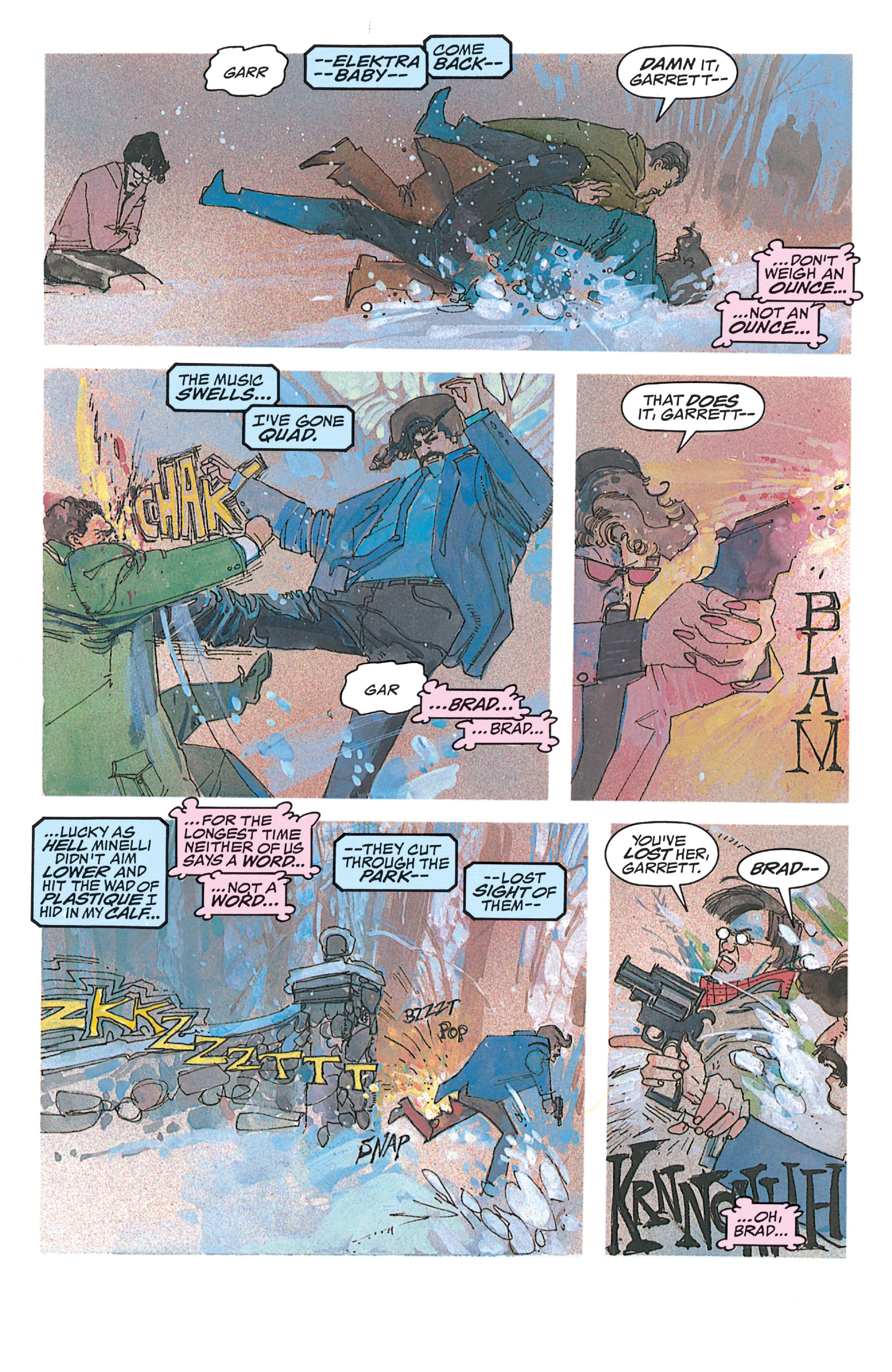 Read online Elektra: Assassin comic -  Issue #4 - 16