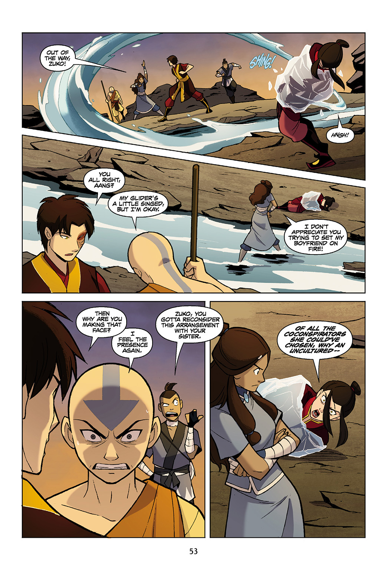 Read online Nickelodeon Avatar: The Last Airbender - The Search comic -  Issue # Part 1 - 54