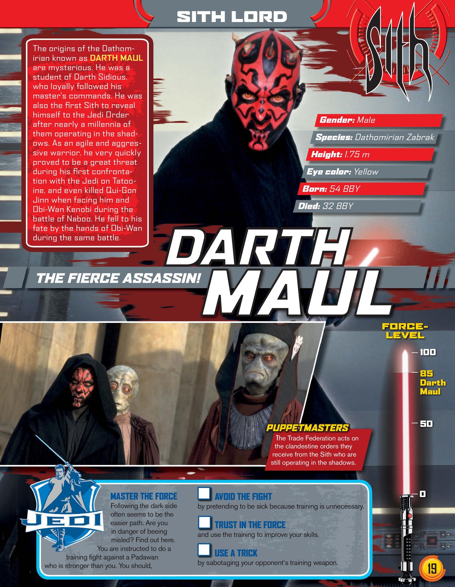Read online Star Wars Jedi Master Magazine comic -  Issue #1 - 16