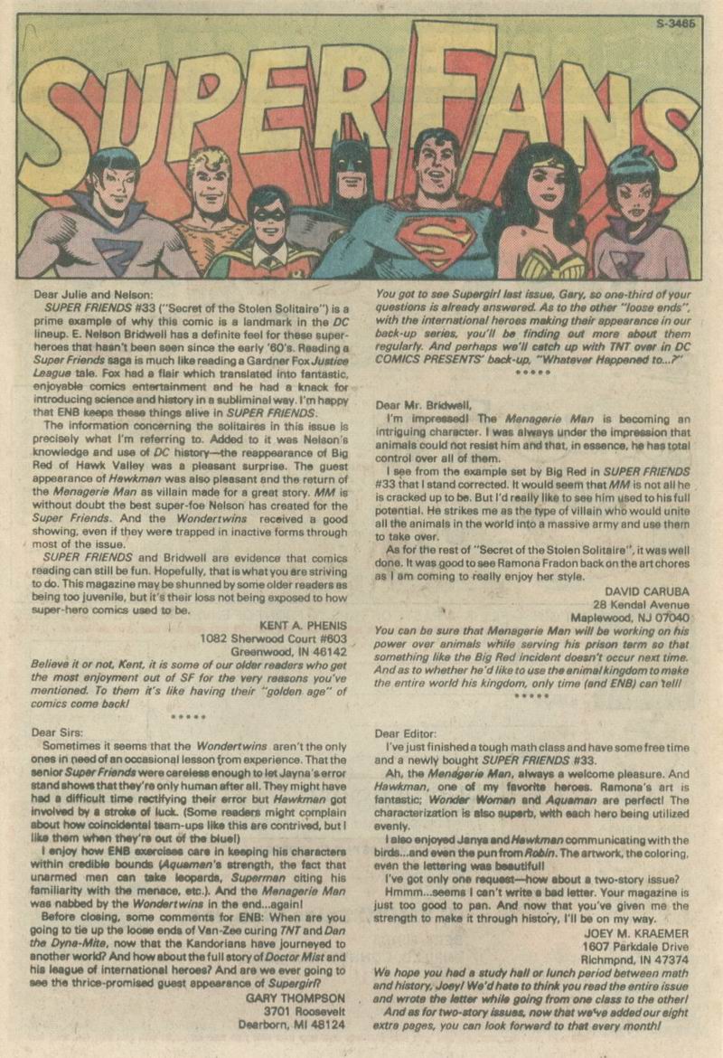 Read online The Super Friends comic -  Issue #38 - 27