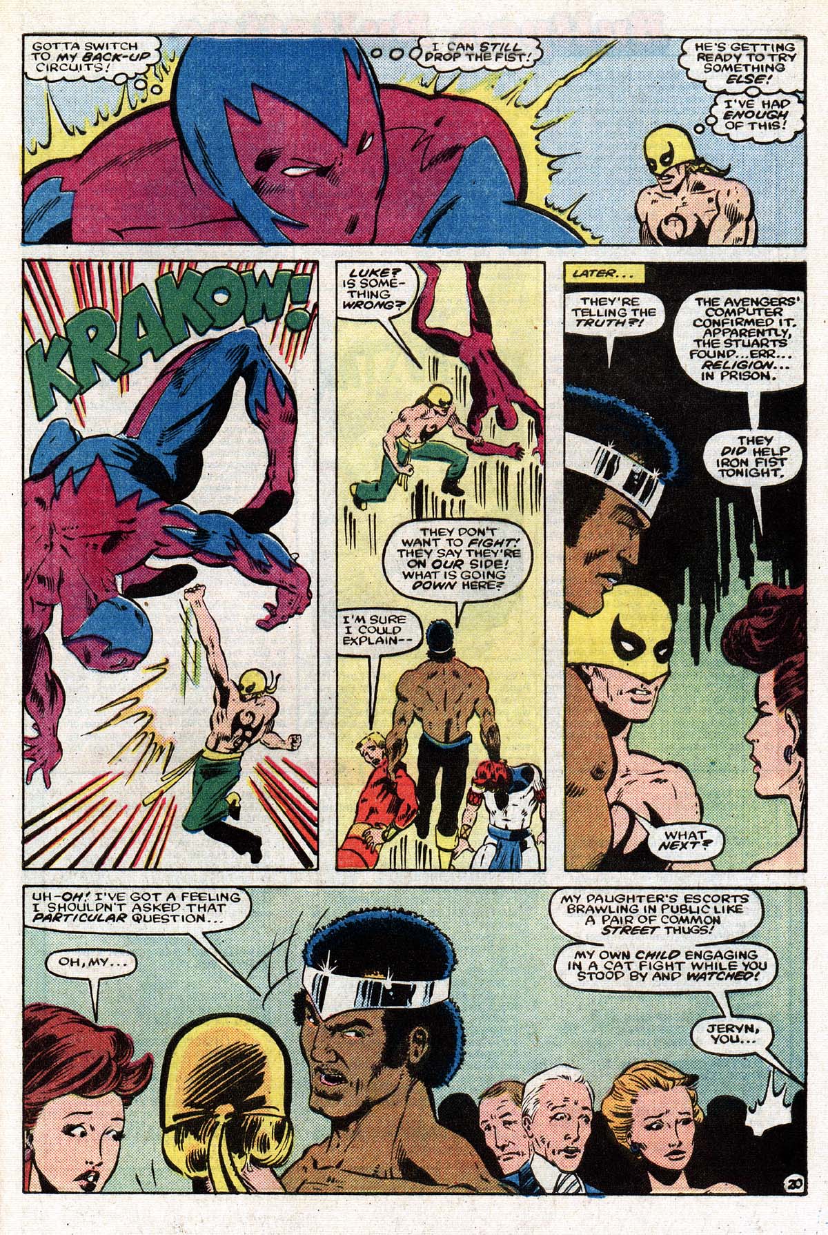 Read online Power Man and Iron Fist (1978) comic -  Issue #110 - 21