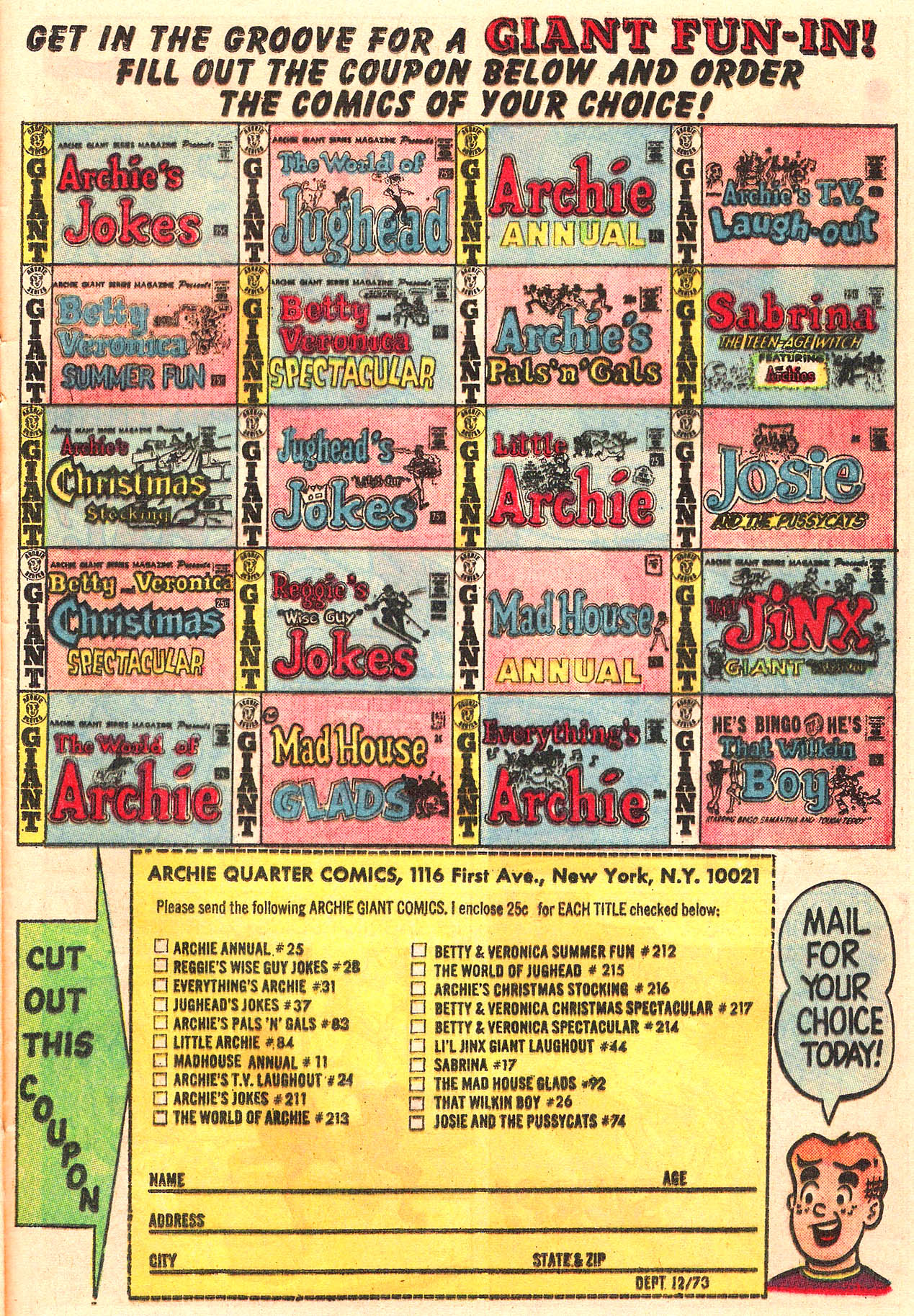 Read online Sabrina The Teenage Witch (1971) comic -  Issue #16 - 37