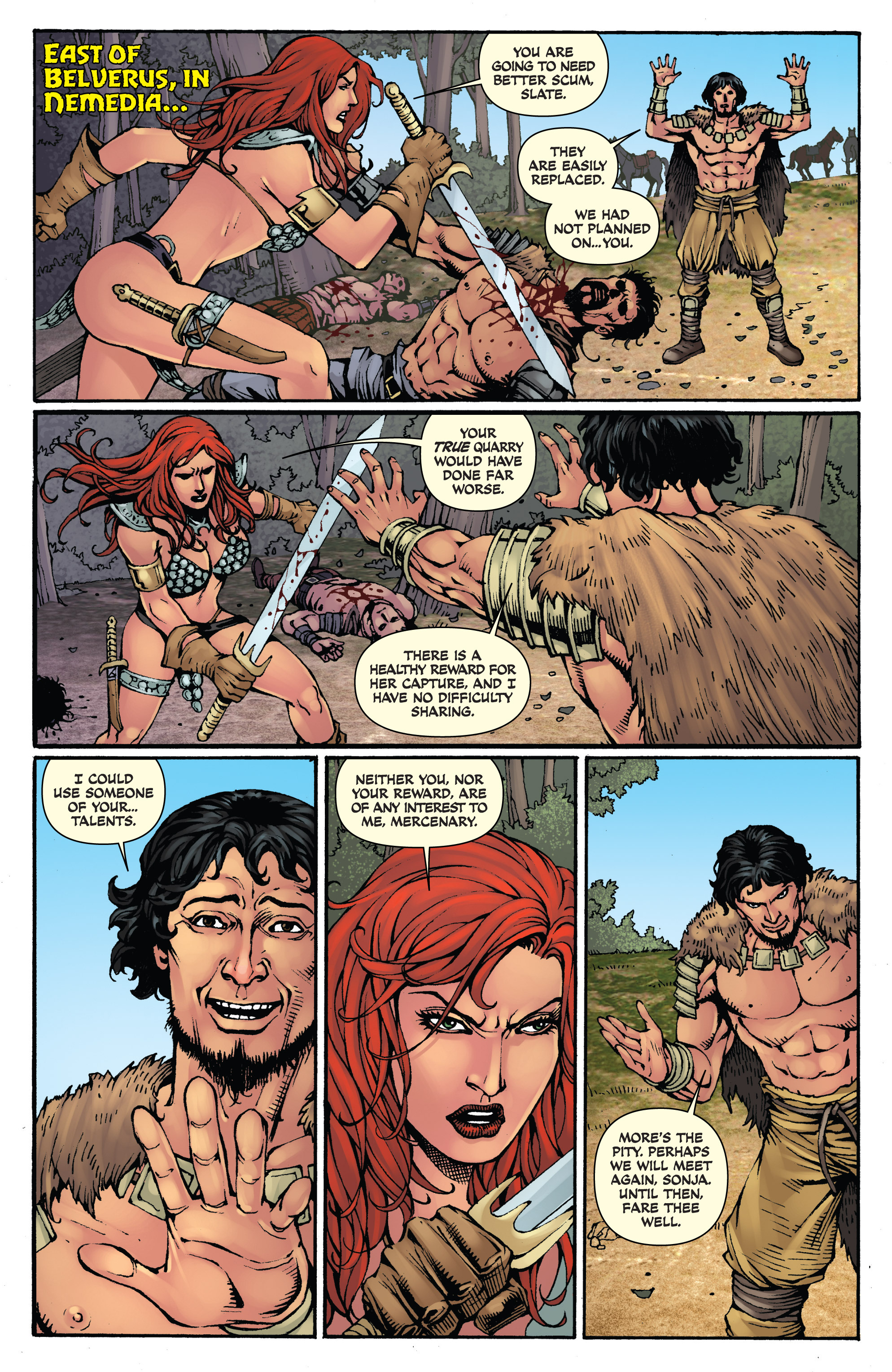 Read online Red Sonja: Sanctuary comic -  Issue # Full - 3