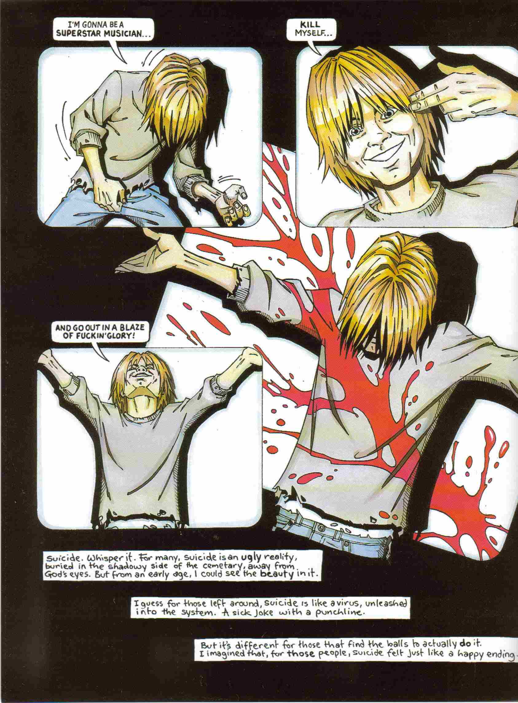 Read online GodSpeed: The Kurt Cobain Graphic comic -  Issue # TPB - 21