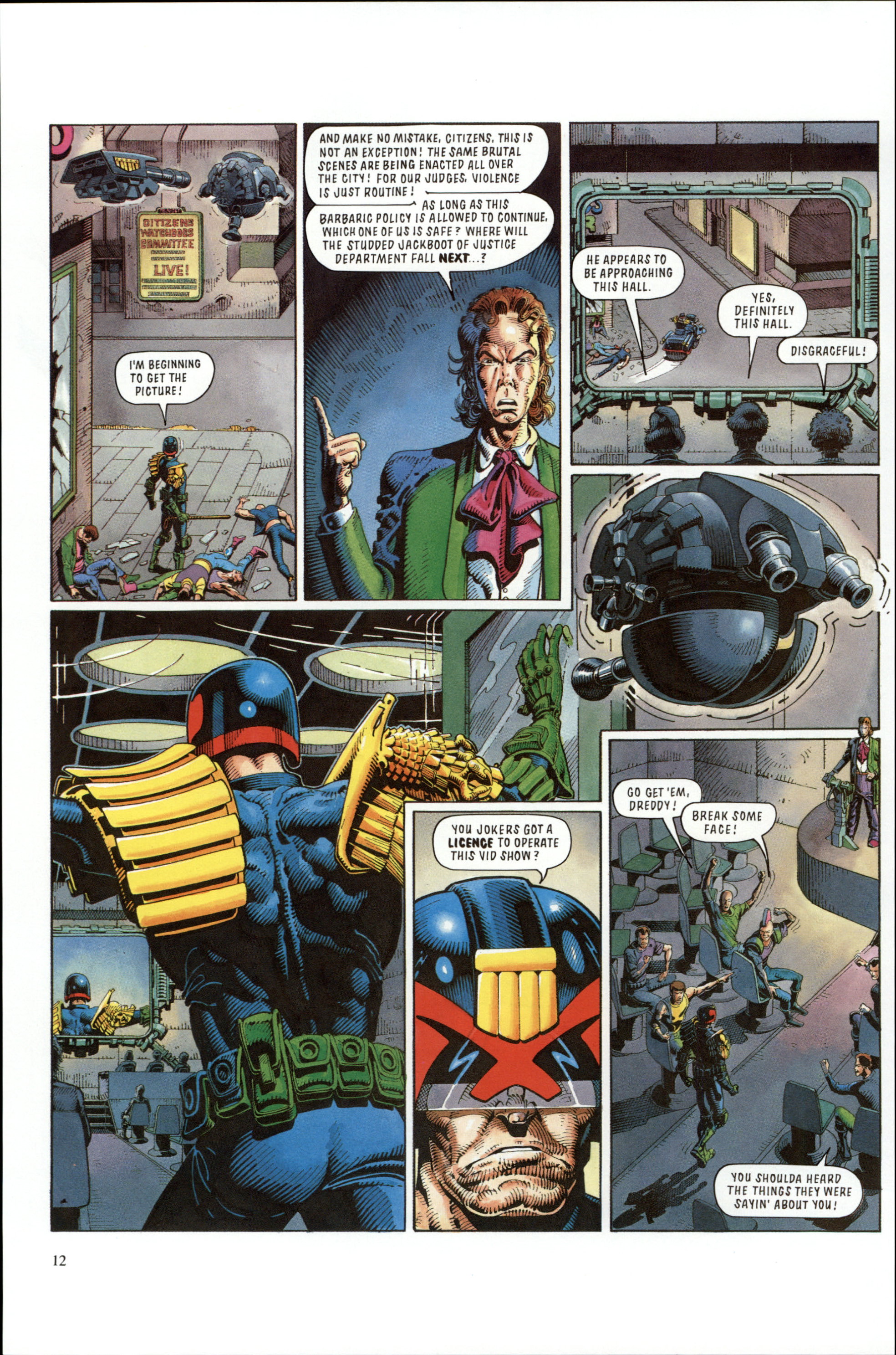 Read online Dredd Rules! comic -  Issue #12 - 14