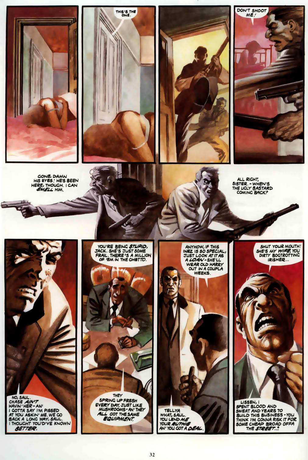 Read online Marvel Graphic Novel comic -  Issue #6 Night Raven - House of Cards - 31