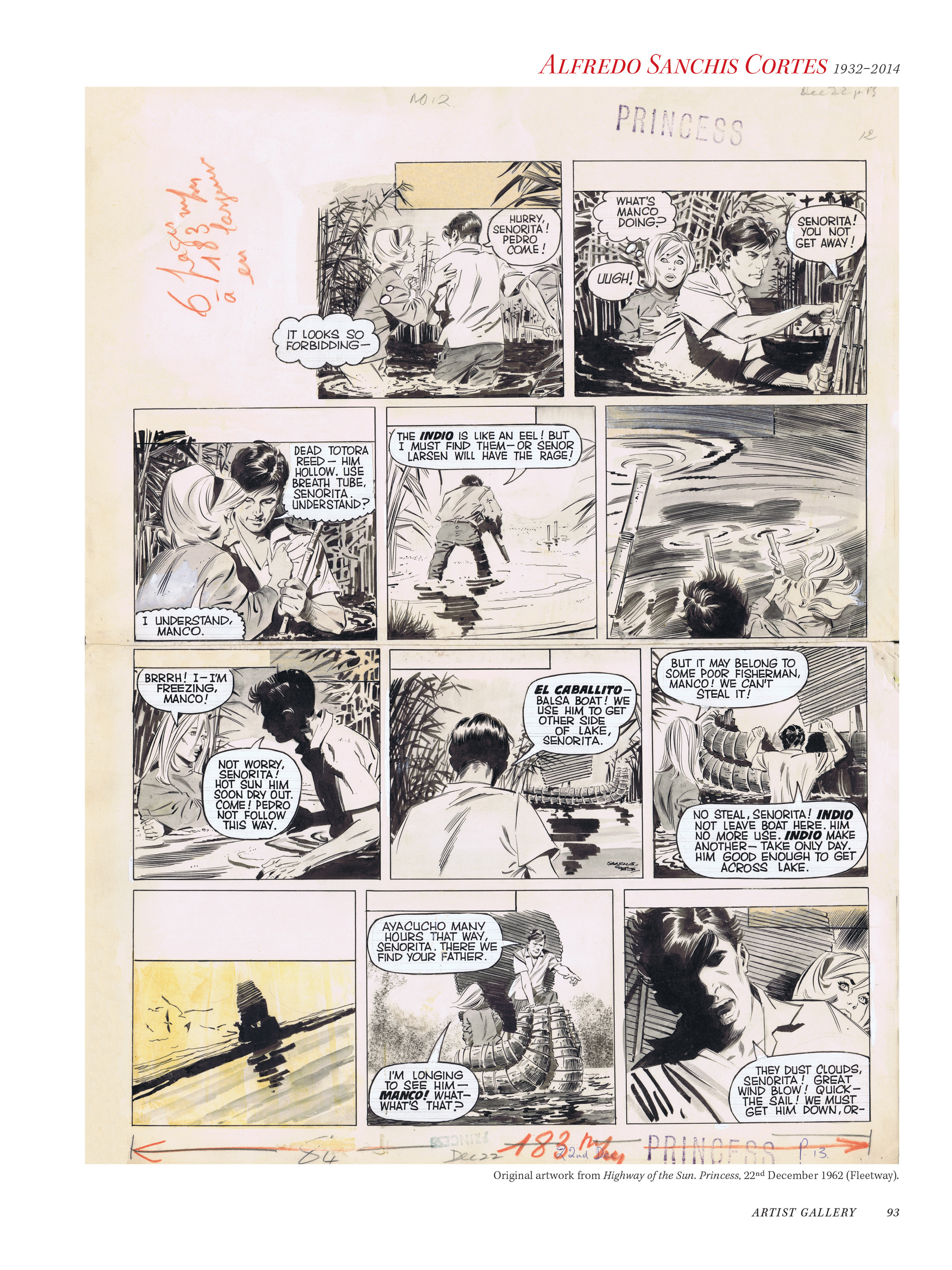 Read online Masters of Spanish Comic Book Art comic -  Issue # TPB (Part 1) - 94