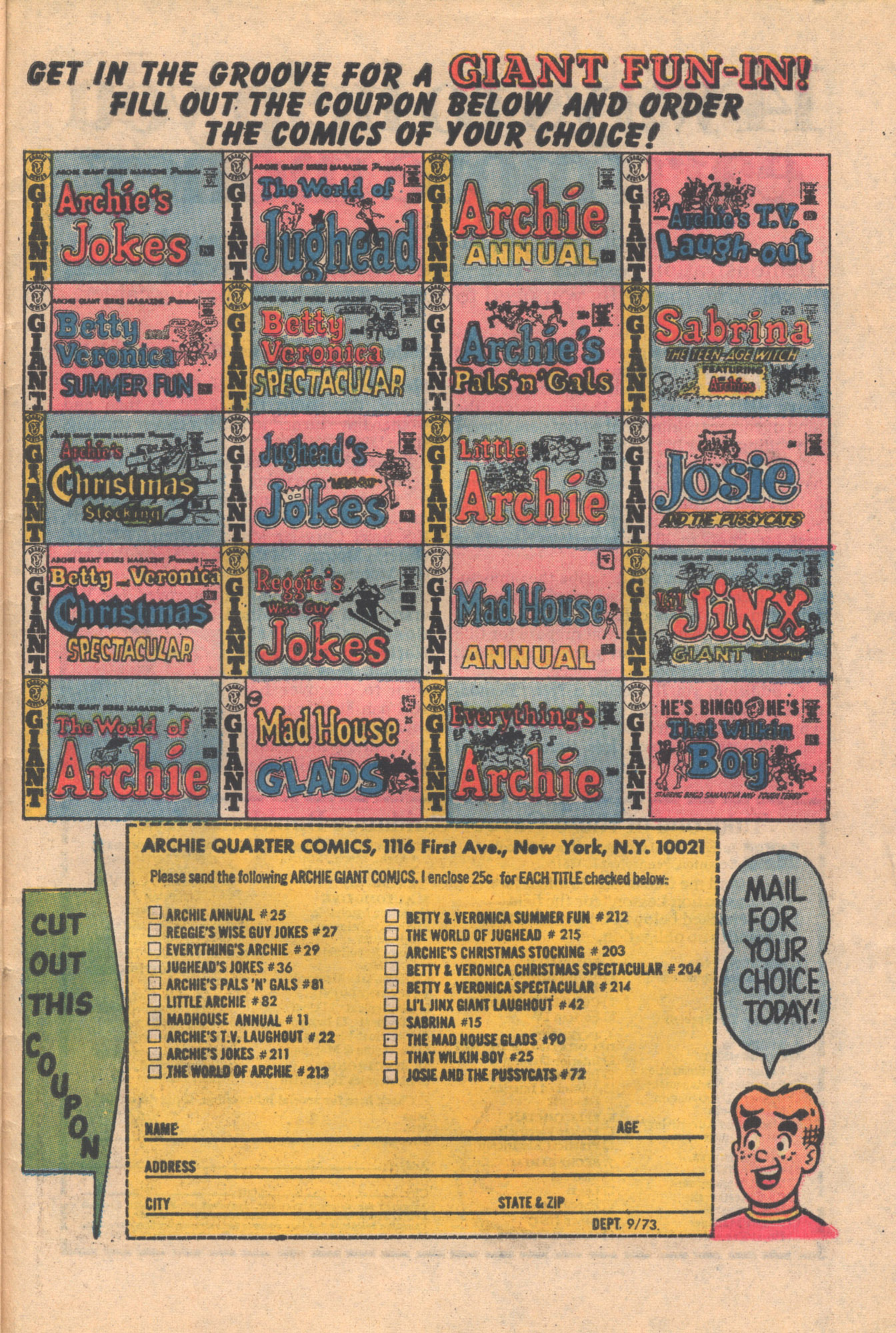 Read online Archie at Riverdale High (1972) comic -  Issue #10 - 33