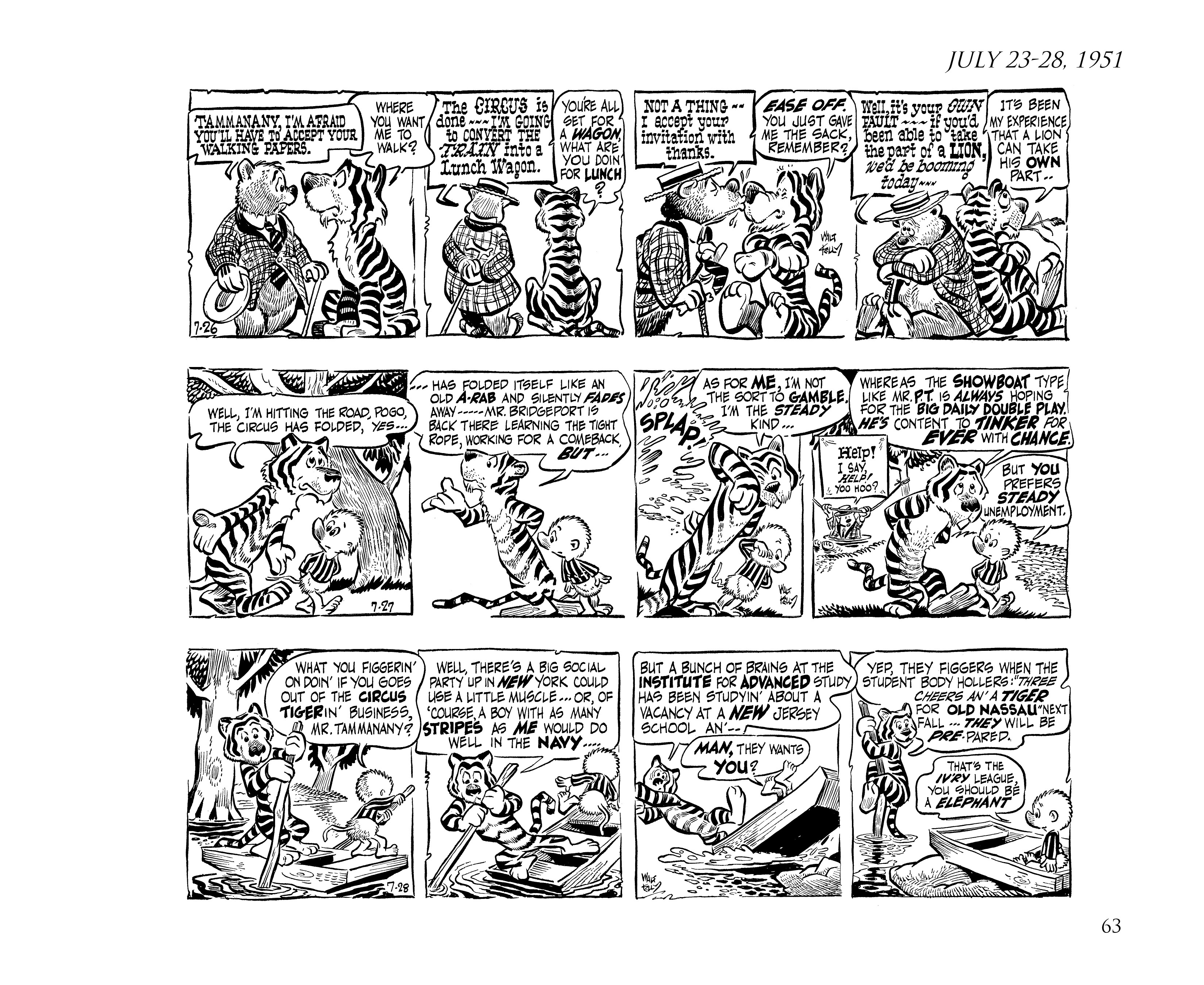 Read online Pogo by Walt Kelly: The Complete Syndicated Comic Strips comic -  Issue # TPB 2 (Part 1) - 81