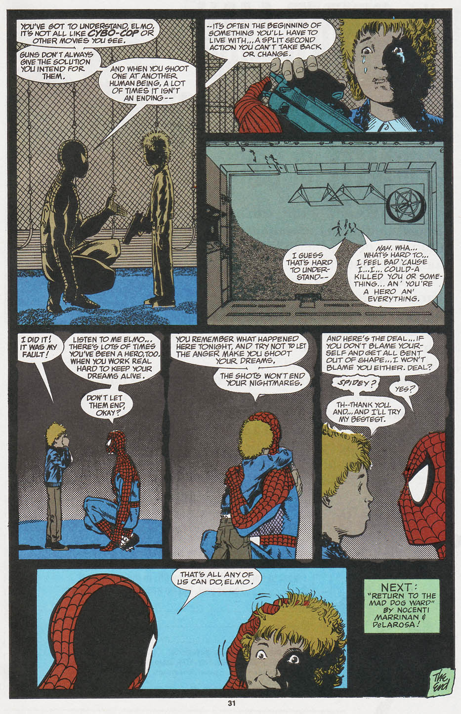 Read online Spider-Man (1990) comic -  Issue #28 - There's Something About A Gun Part 2 - 25