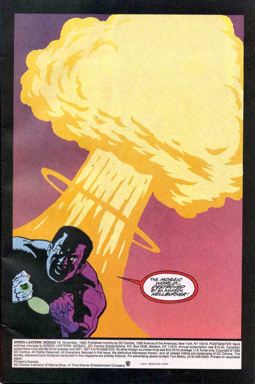 Read online Green Lantern: Mosaic comic -  Issue #18 - 2