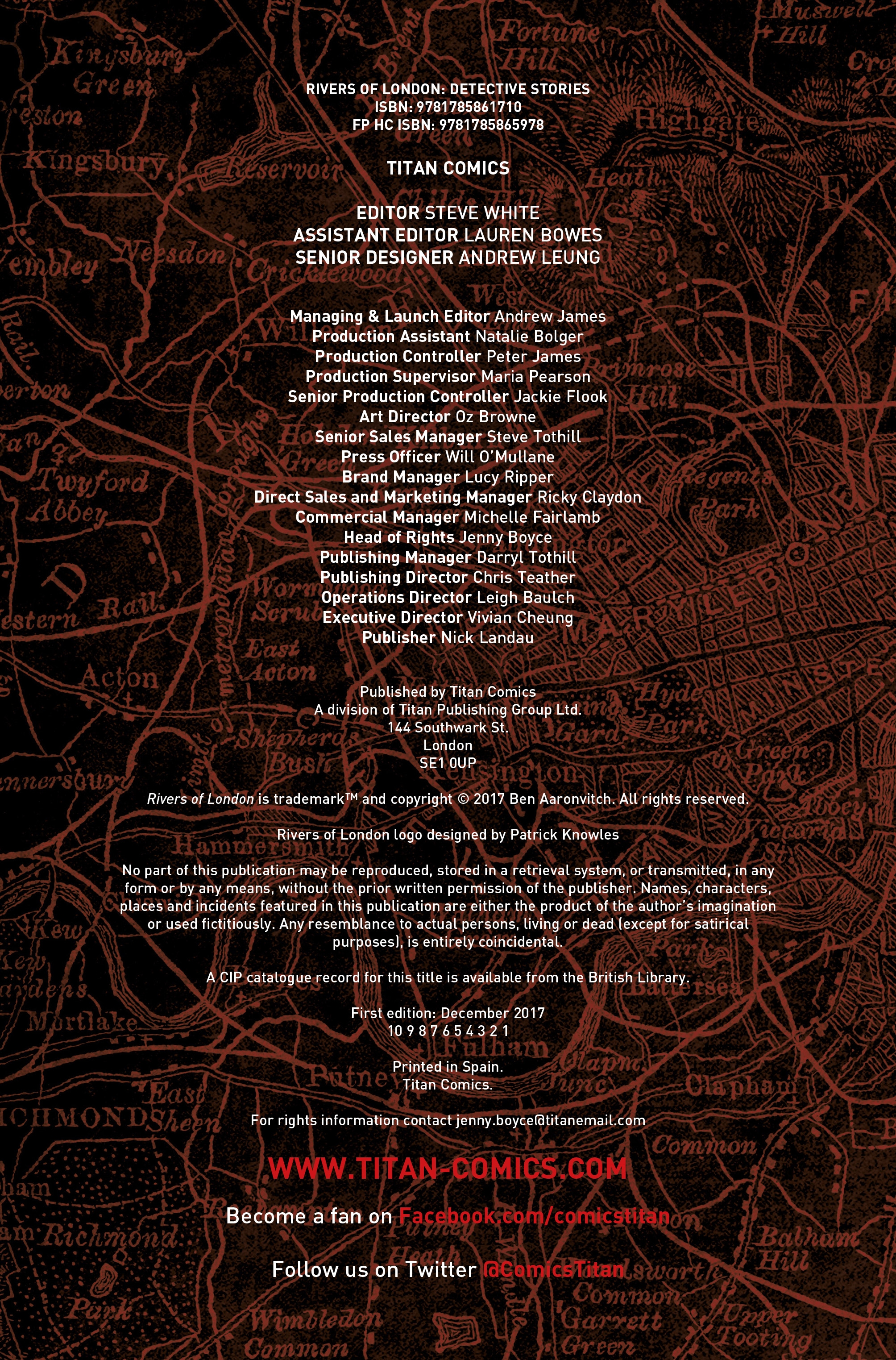 Read online Rivers of London: Detective Stories comic -  Issue # TPB - 3