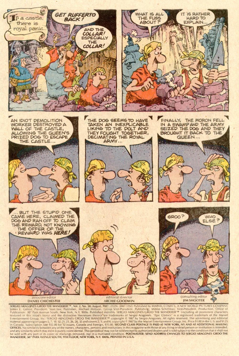 Read online Sergio Aragonés Groo the Wanderer comic -  Issue #30 - 2