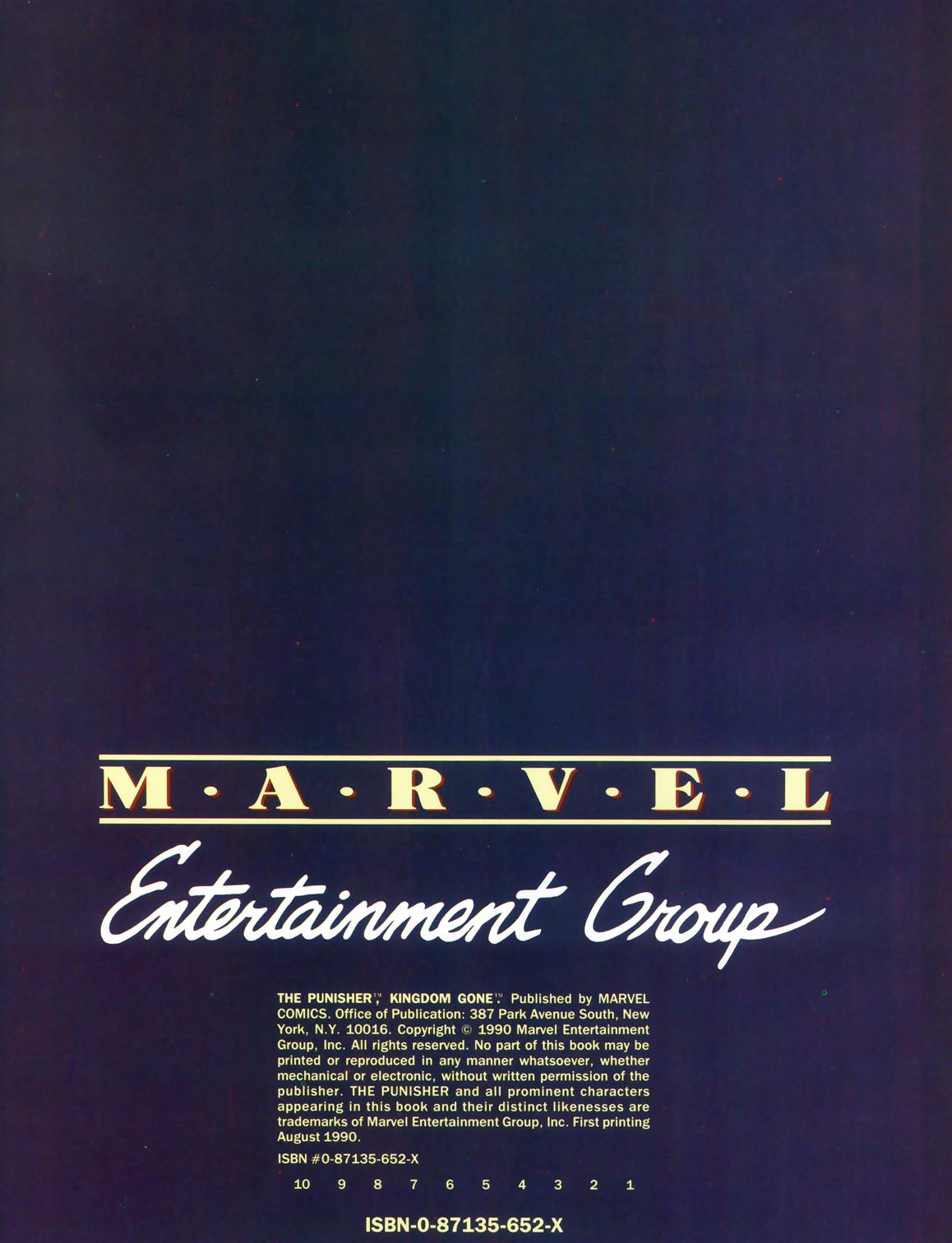 Read online The Punisher, Kingdom Gone comic -  Issue # Full - 7