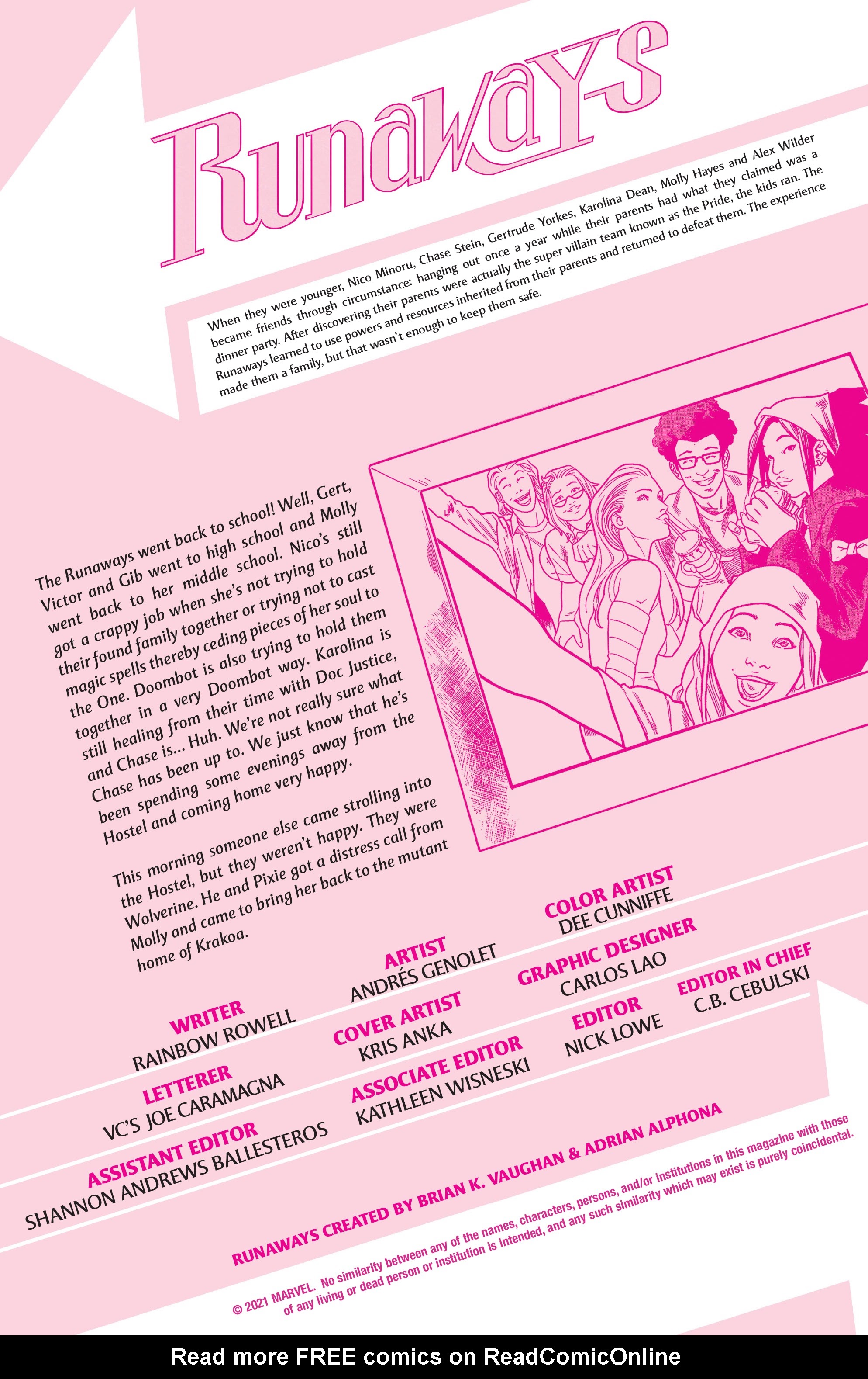 Read online Runaways (2017) comic -  Issue #34 - 2
