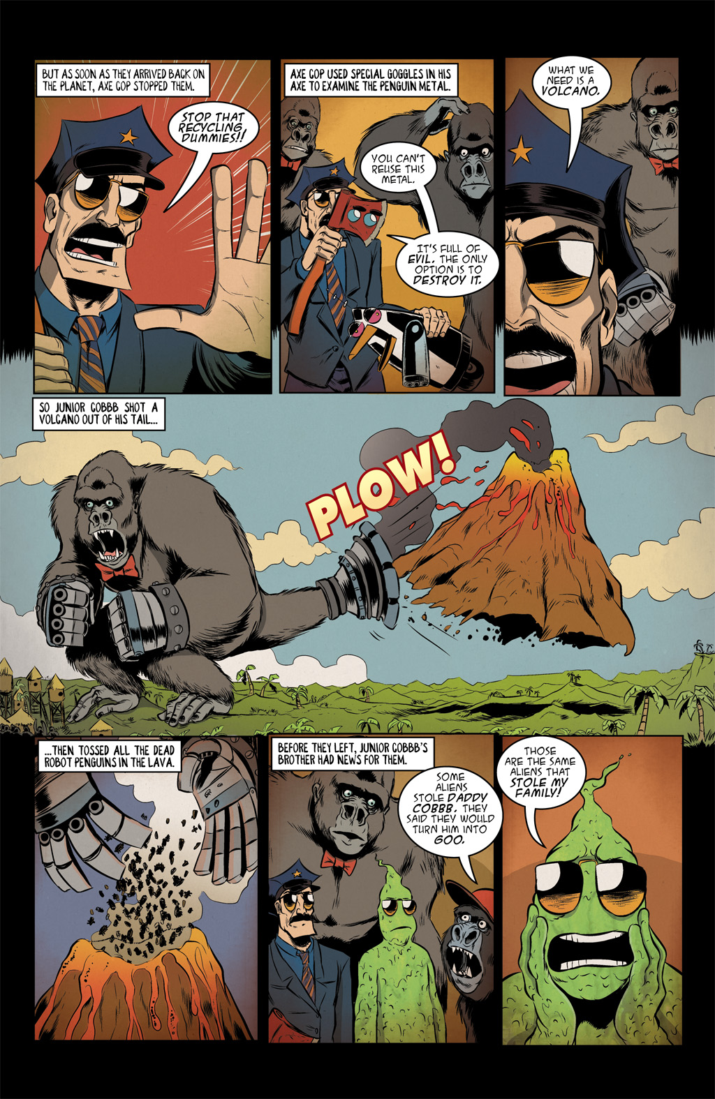 Read online Axe Cop: President of the World comic -  Issue #1 - 19