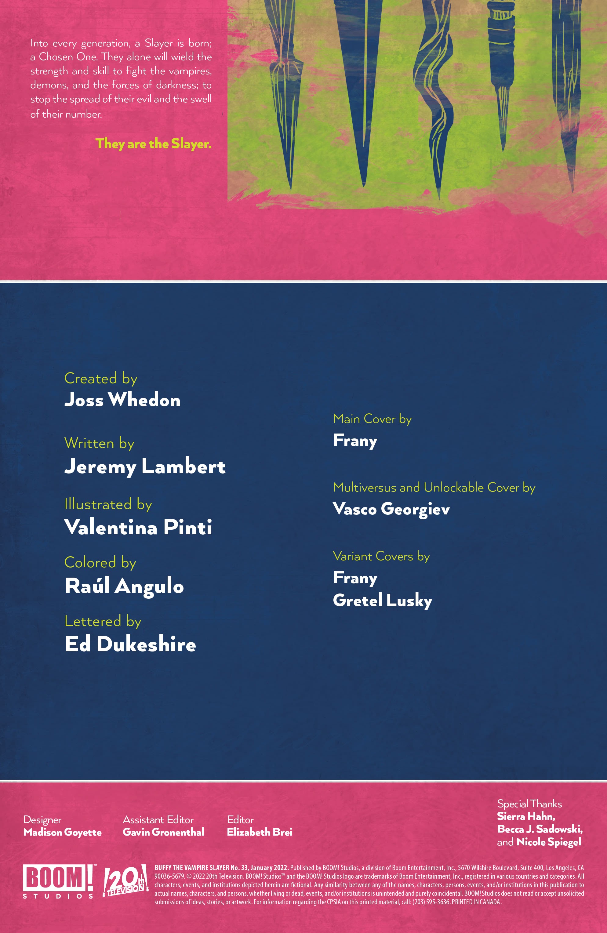 Read online Buffy the Vampire Slayer comic -  Issue #33 - 2