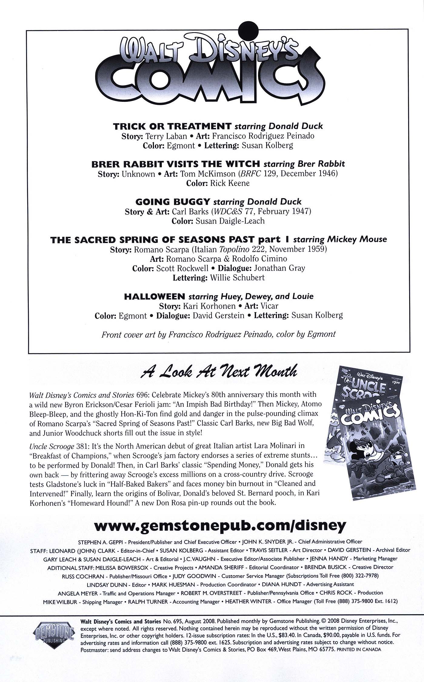 Read online Walt Disney's Comics and Stories comic -  Issue #695 - 2