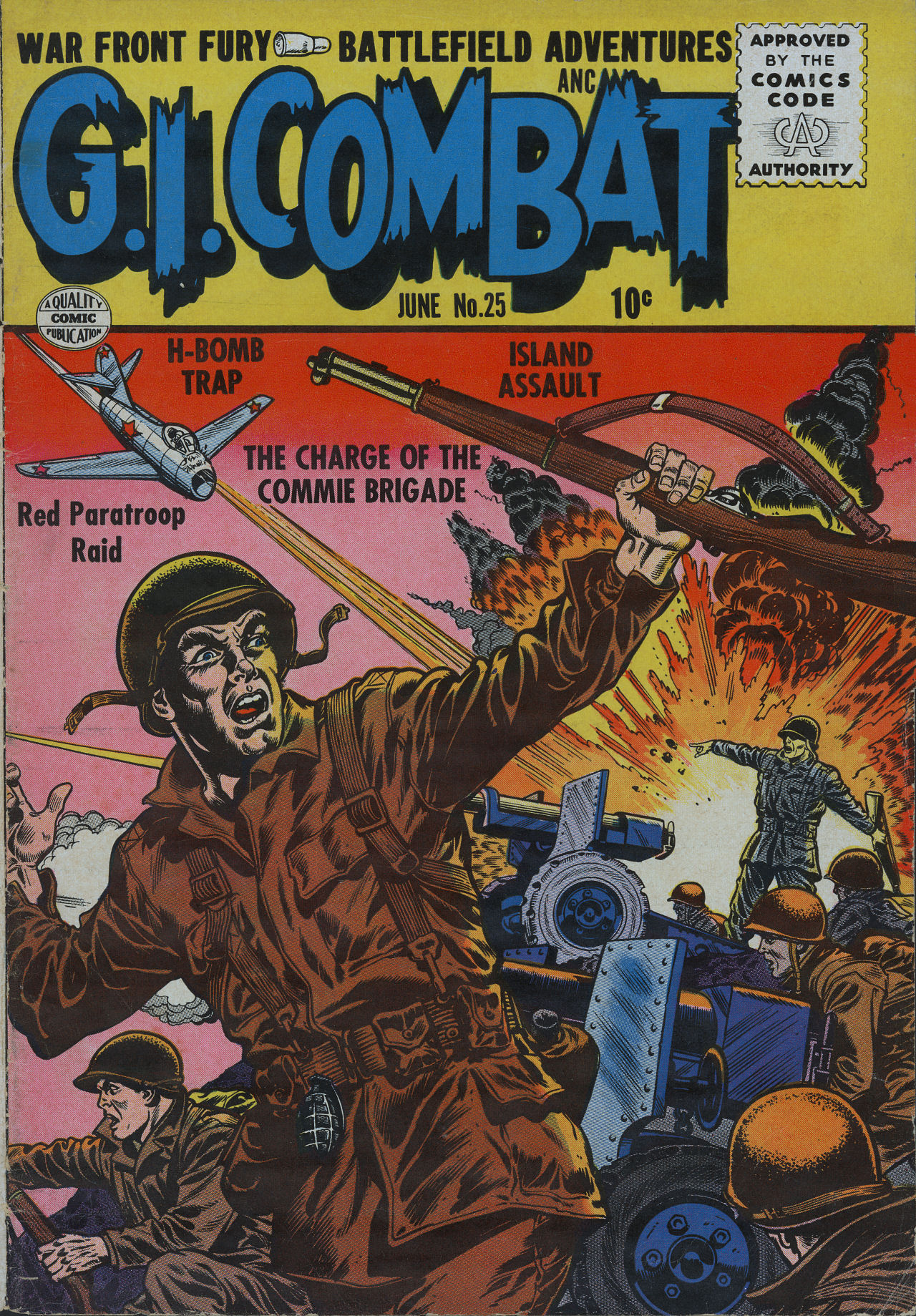 Read online G.I. Combat (1952) comic -  Issue #25 - 1