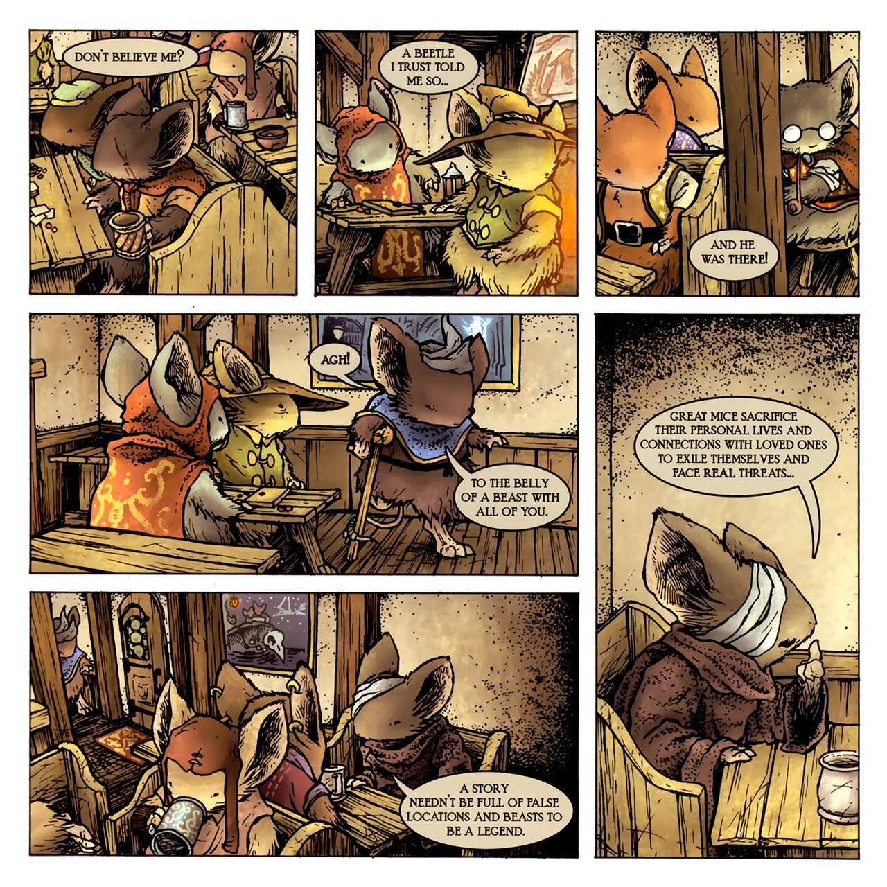 Read online Mouse Guard: Legends of the Guard comic -  Issue #4 - 10