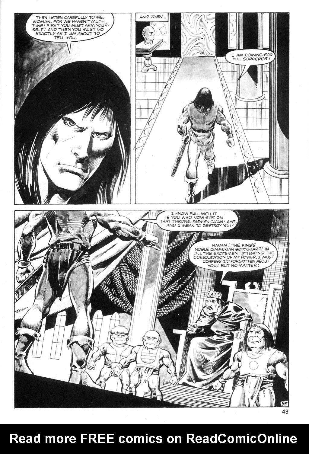 Read online The Savage Sword Of Conan comic -  Issue #94 - 42