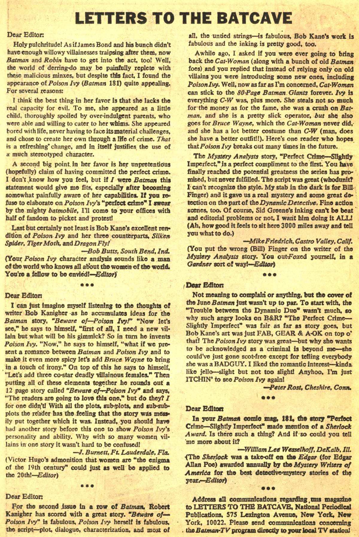 Read online Batman (1940) comic -  Issue #186 - 20