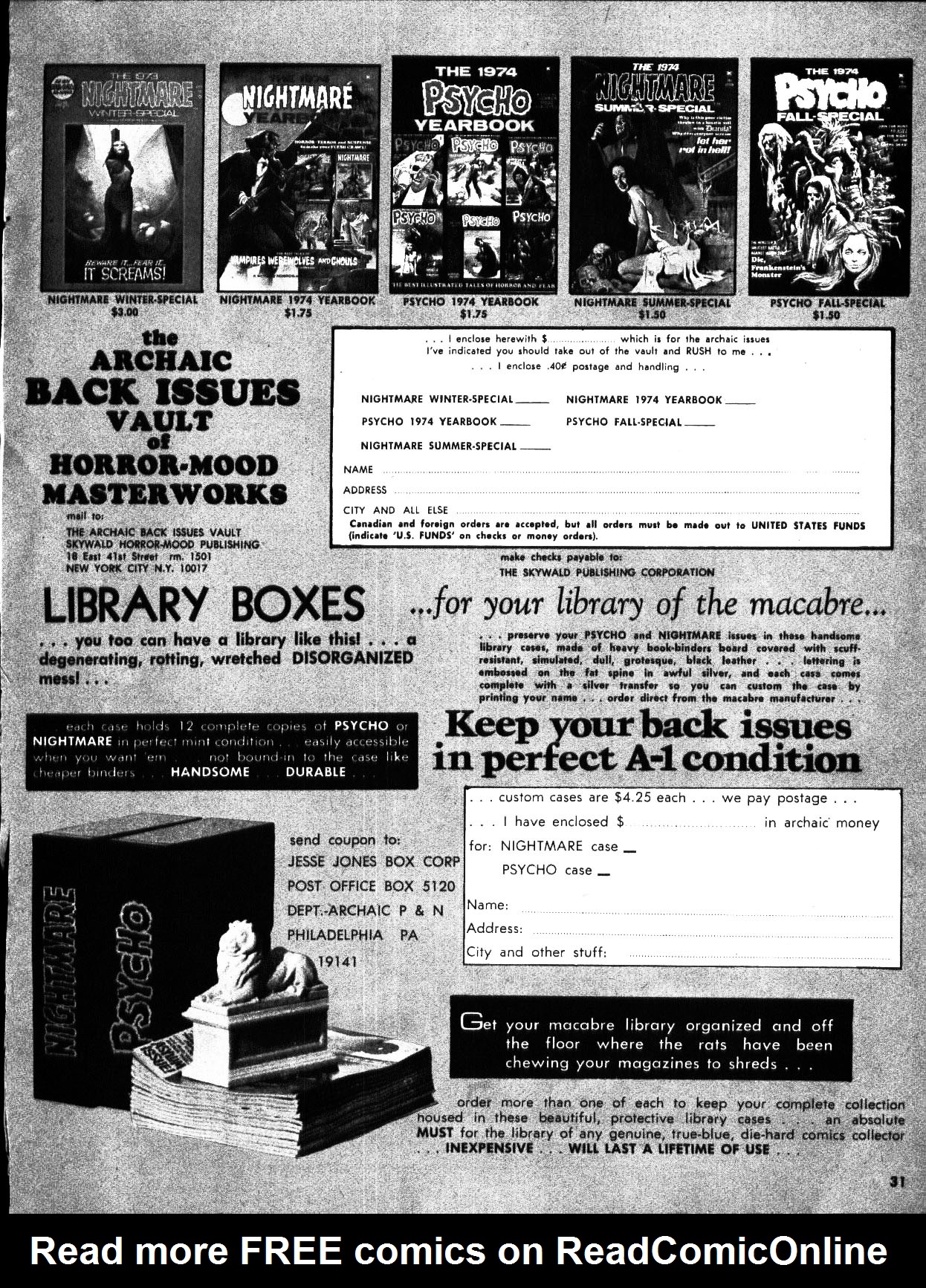 Read online Nightmare (1970) comic -  Issue #22 - 31