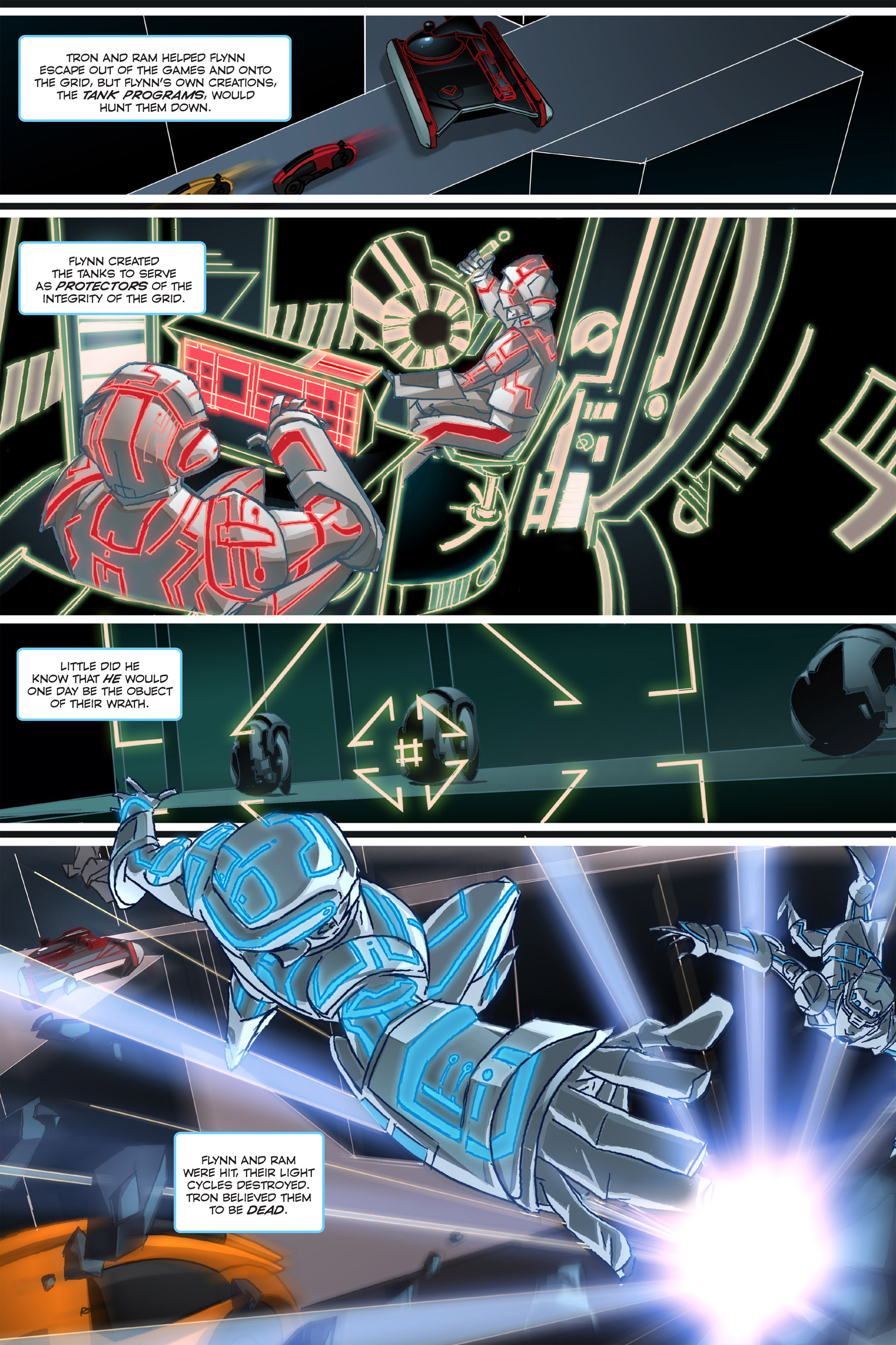 Read online TRON: Betrayal comic -  Issue # TPB - 7