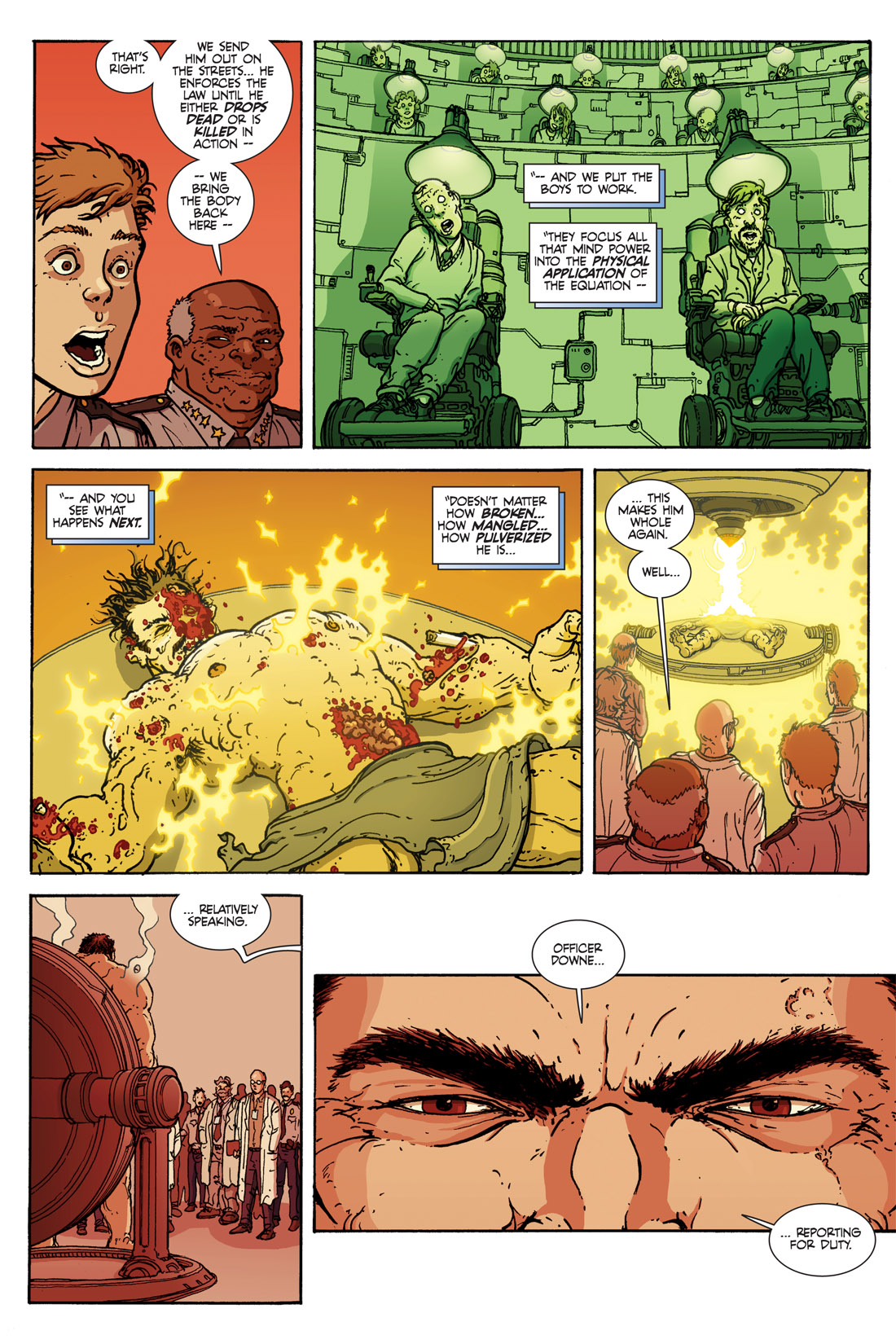 Read online Officer Downe: Bigger, Better, Bastard Edition comic -  Issue # TPB - 19