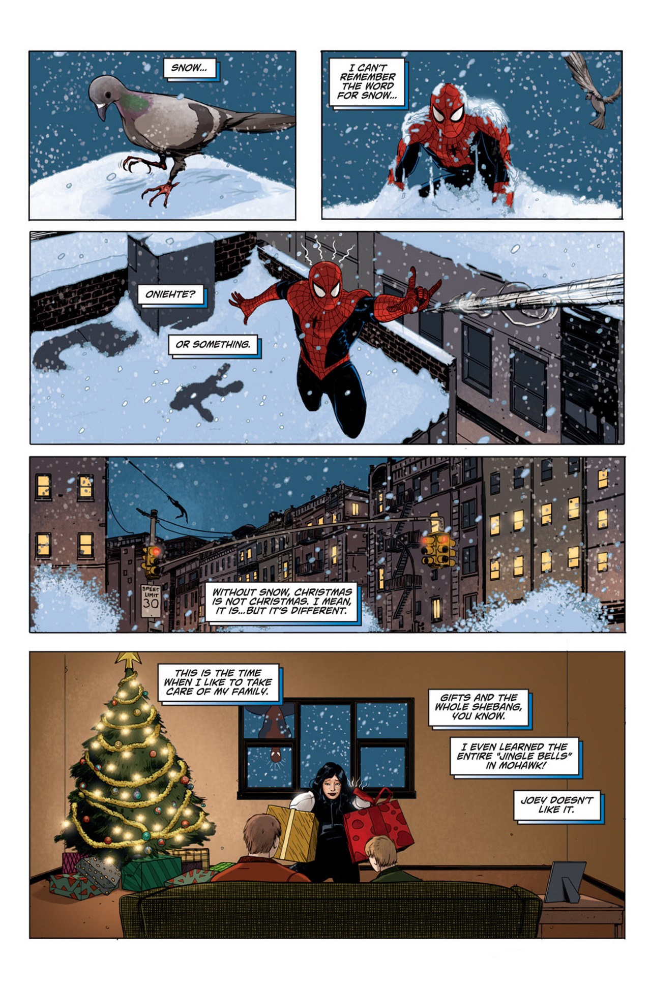 Read online Marvel Holiday Special (2012) comic -  Issue # Full - 7