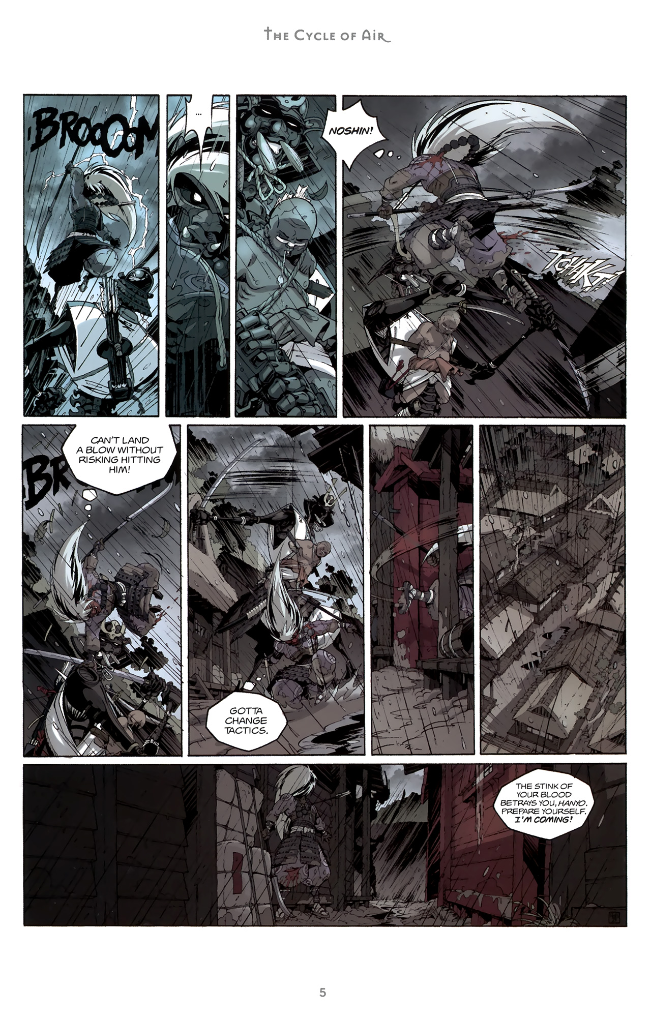 Read online Okko: The Cycle of Air comic -  Issue #4 - 5