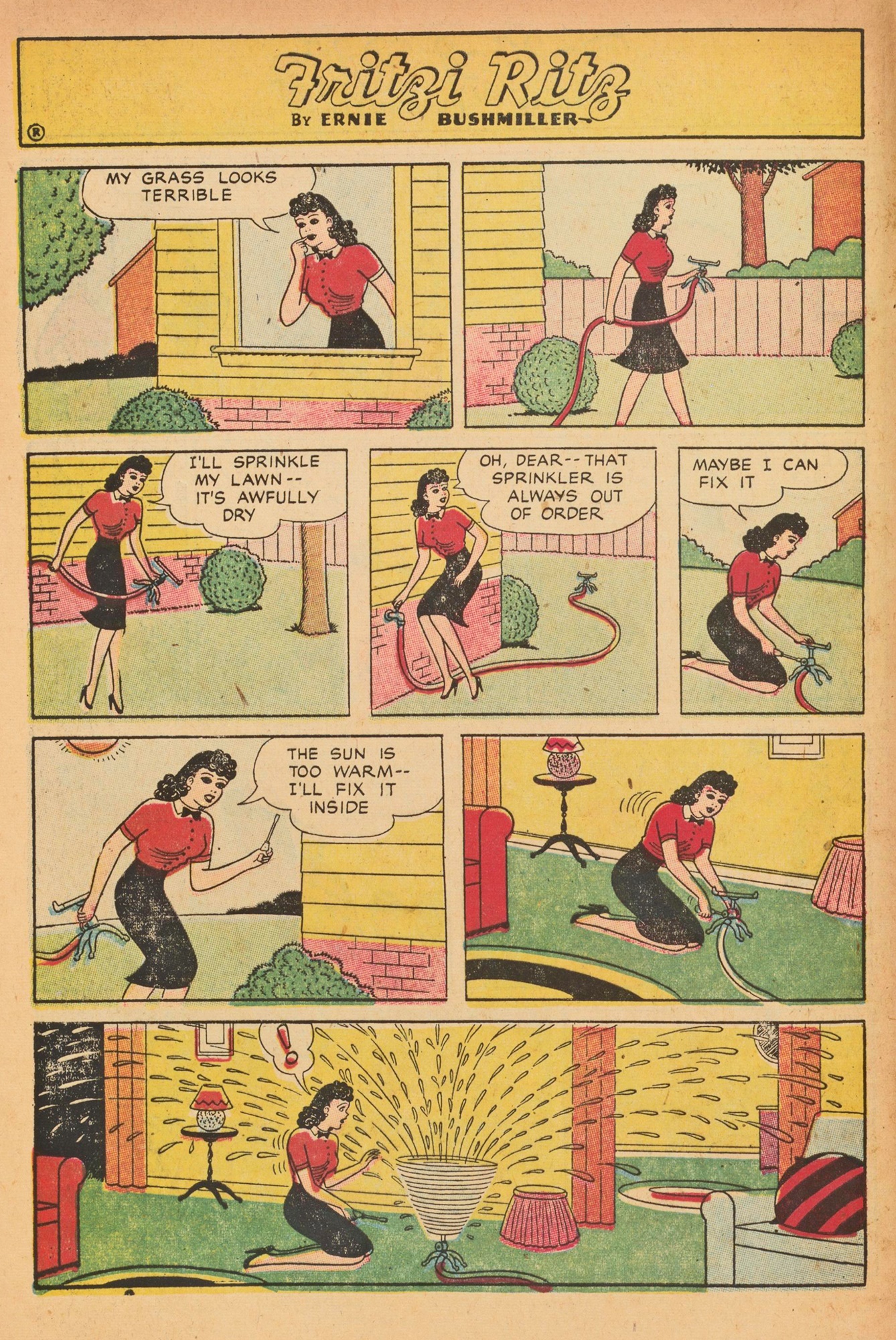 Read online Fritzi Ritz (1953) comic -  Issue #39 - 8