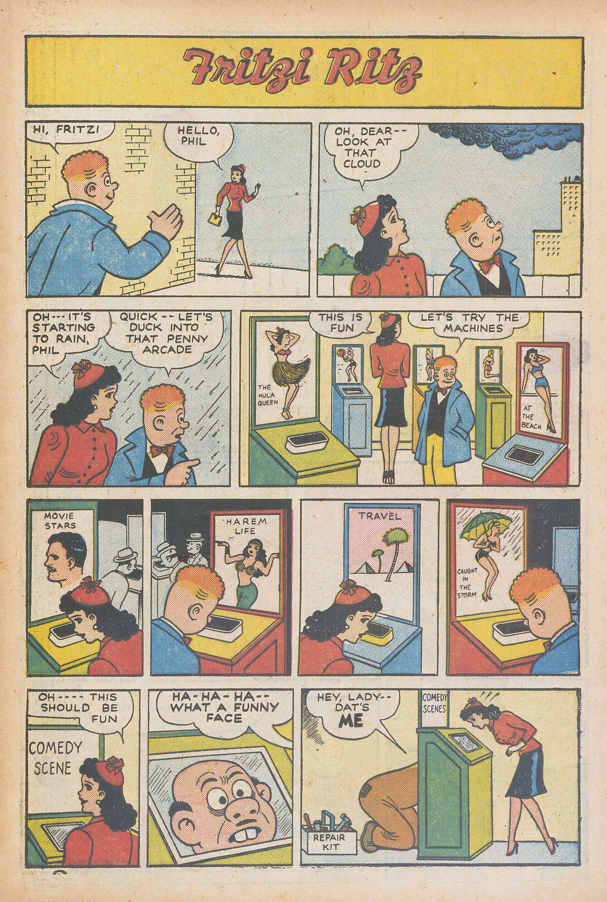 Read online Fritzi Ritz (1953) comic -  Issue #48 - 17