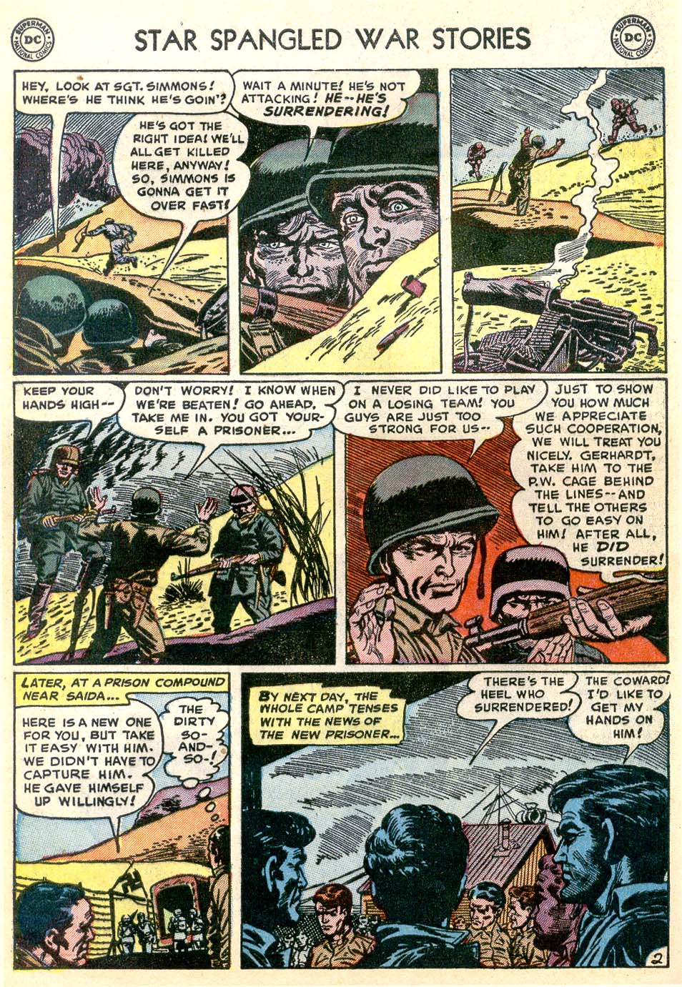 Read online Star Spangled War Stories (1952) comic -  Issue #8 - 28