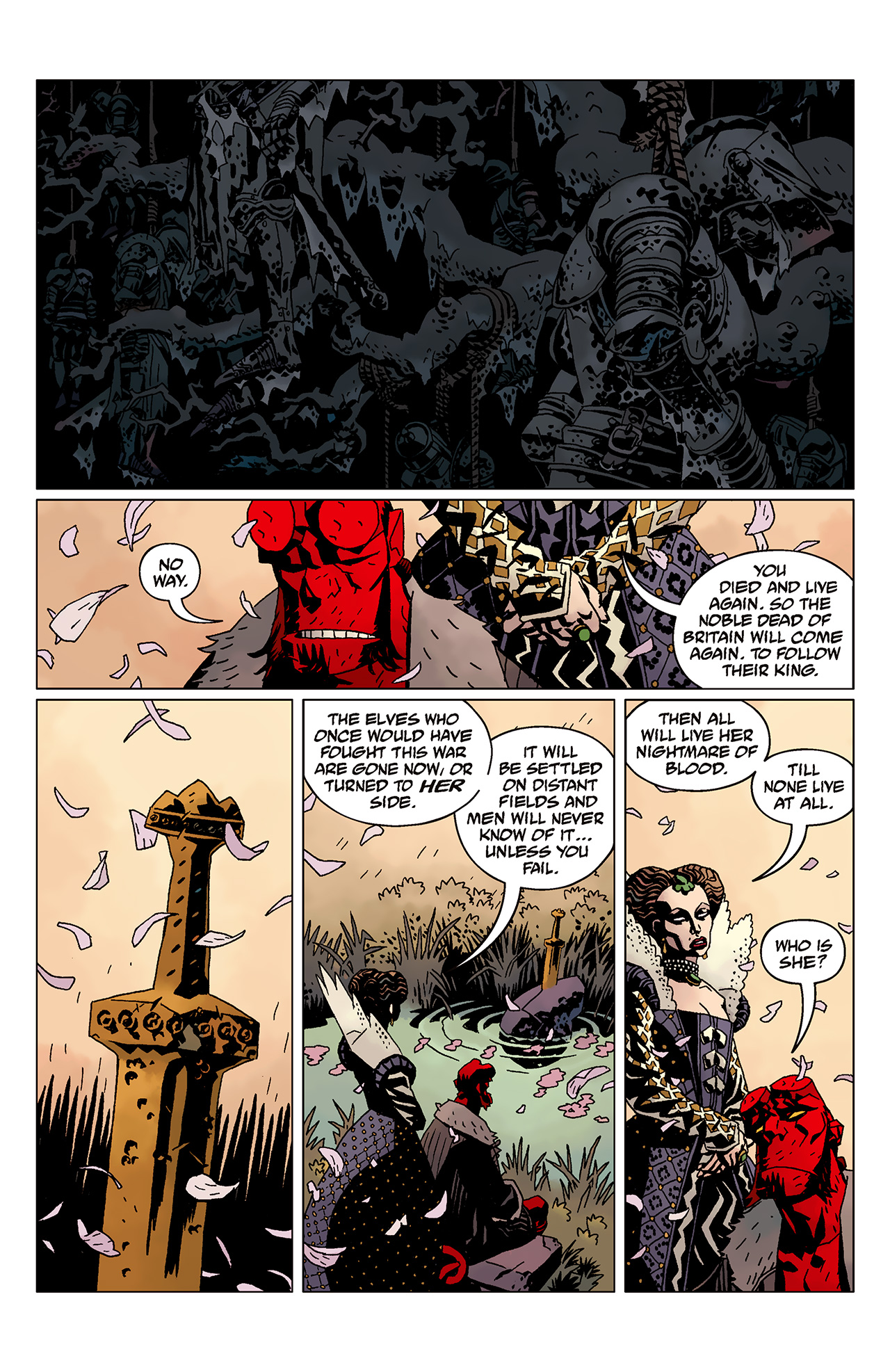 Read online Hellboy: The Wild Hunt comic -  Issue #6 - 13