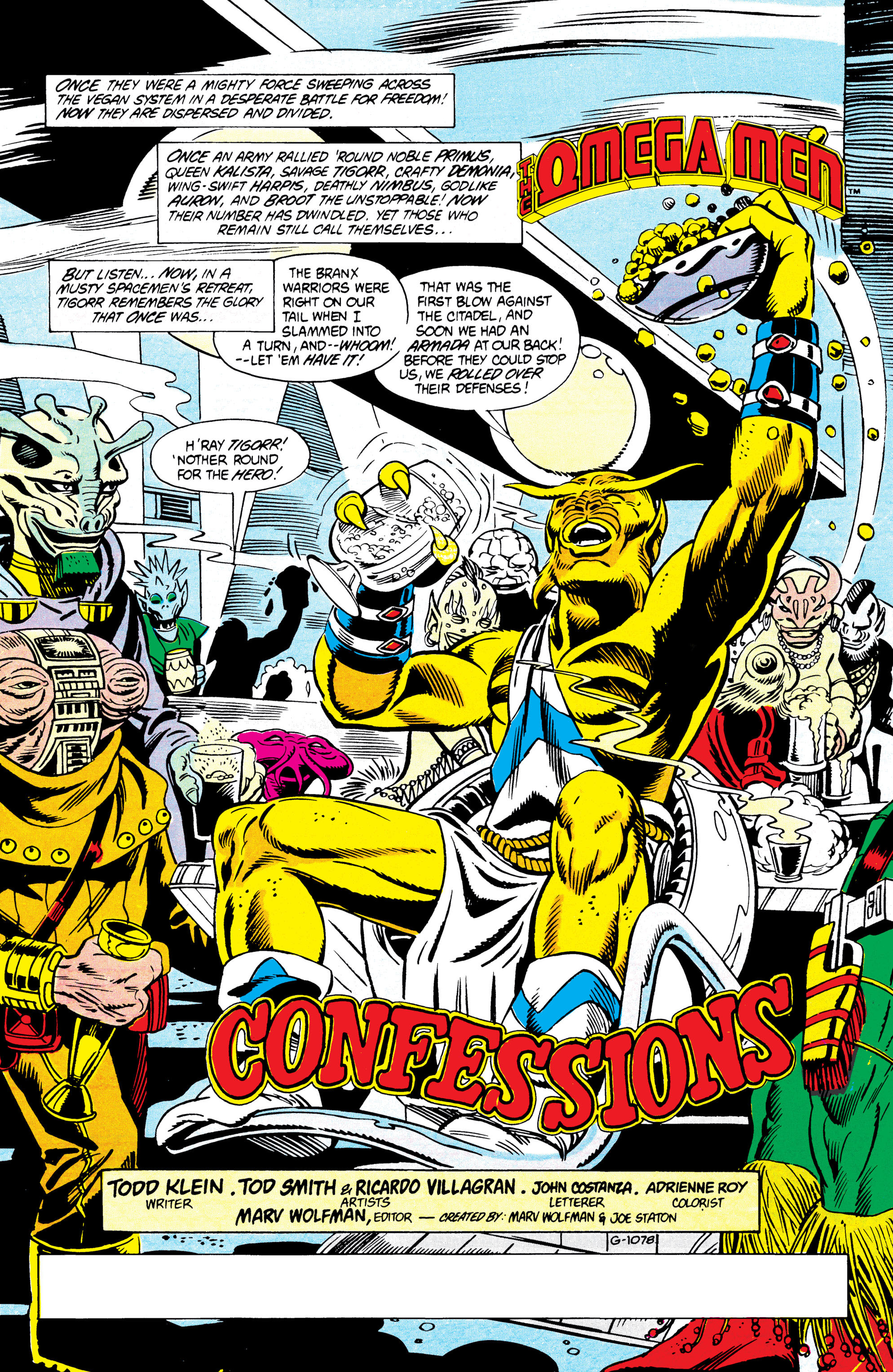 Read online The Omega Men (1983) comic -  Issue #14 - 2