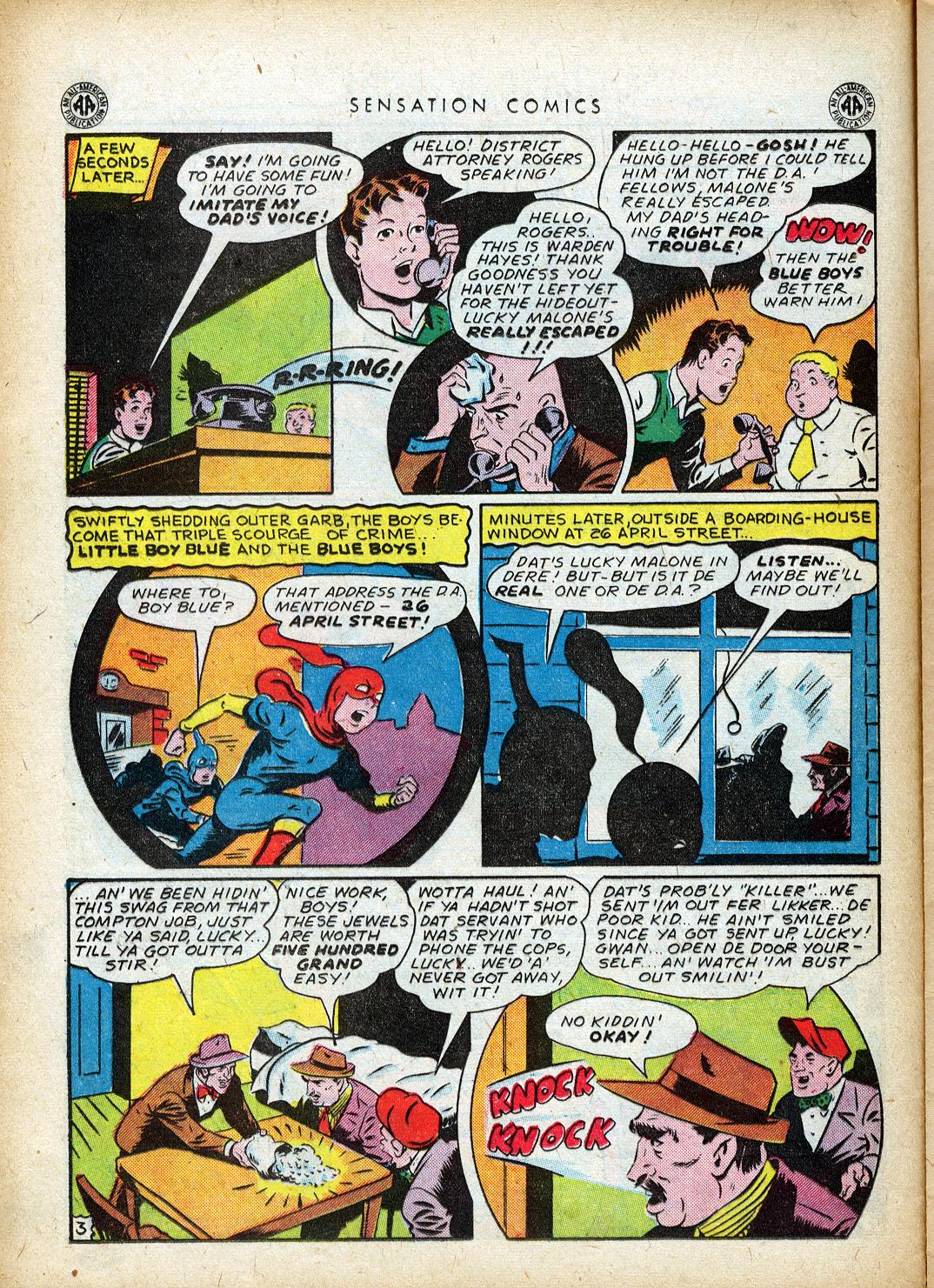 Read online Sensation (Mystery) Comics comic -  Issue #40 - 22