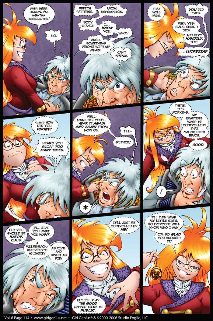 Read online Girl Genius (2002) comic -  Issue #6 - 115