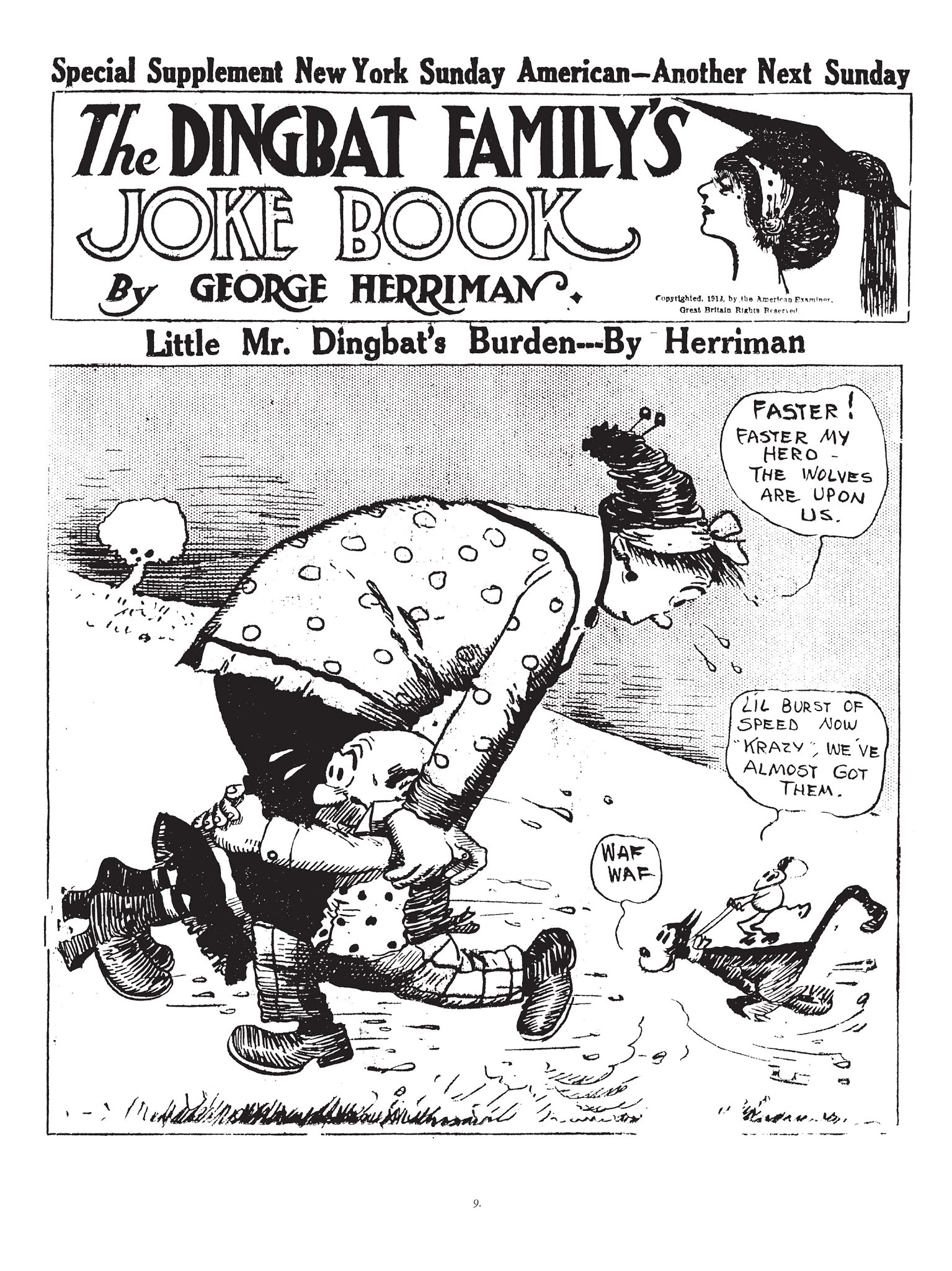 Read online Krazy & Ignatz comic -  Issue # TPB 5 - 9