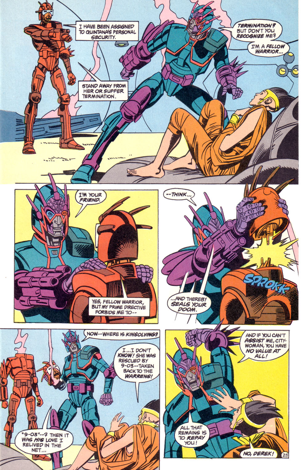 Read online Electric Warrior comic -  Issue #10 - 24