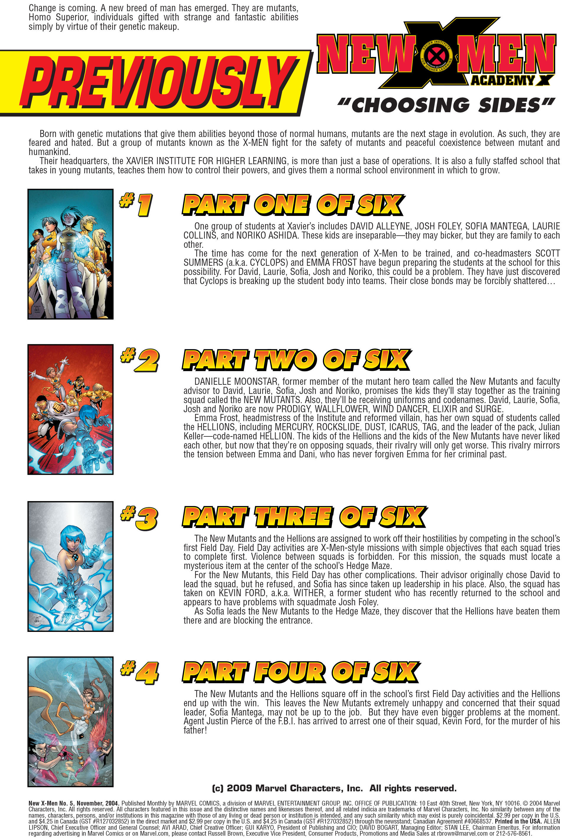 Read online New X-Men (2004) comic -  Issue #5 - 2
