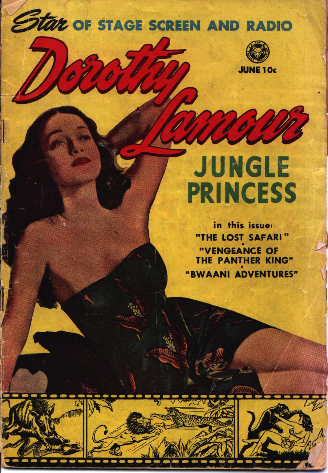 Read online Dorothy Lamour Jungle Princess comic -  Issue #2 - 1