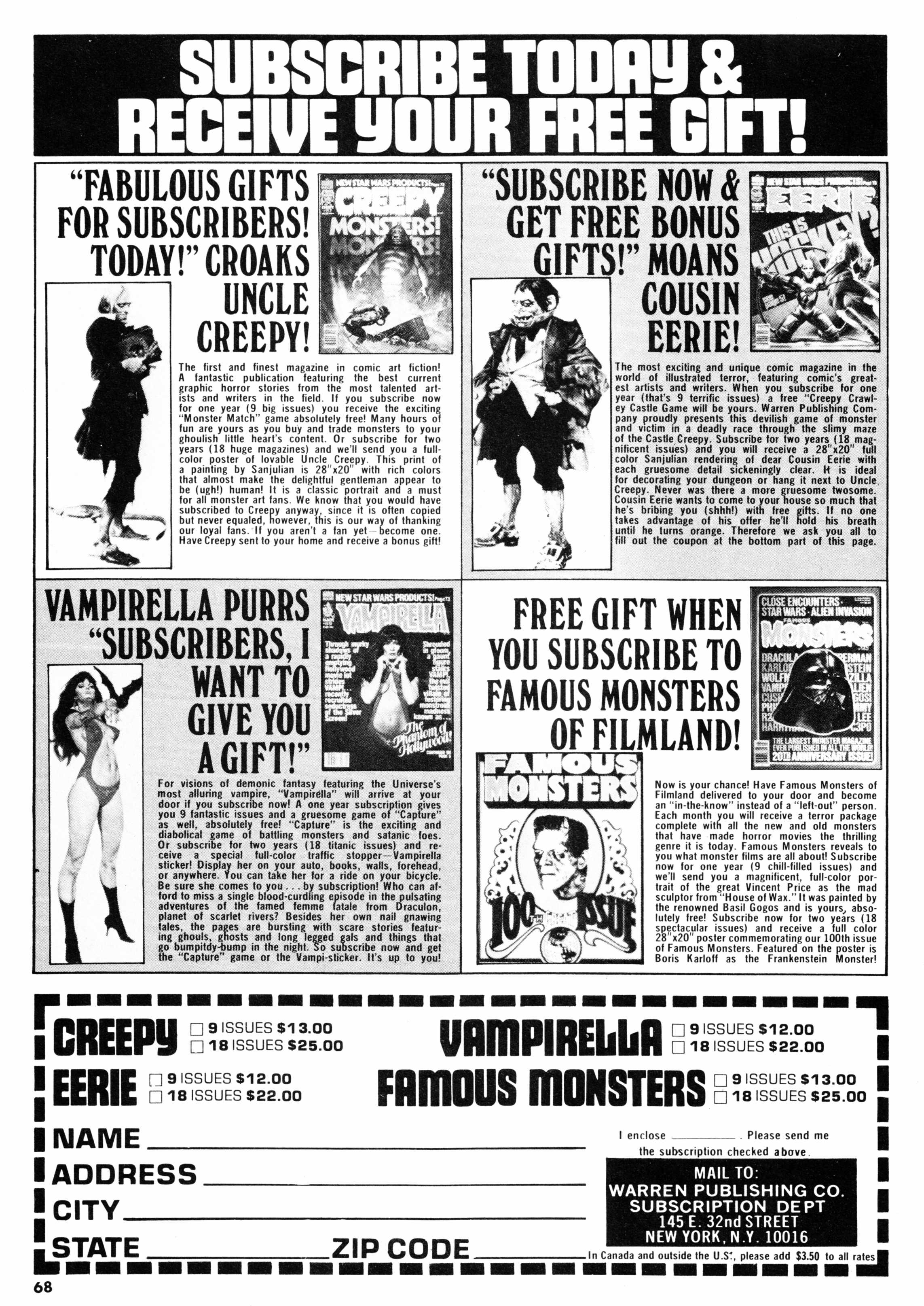 Read online Vampirella (1969) comic -  Issue #69 - 68