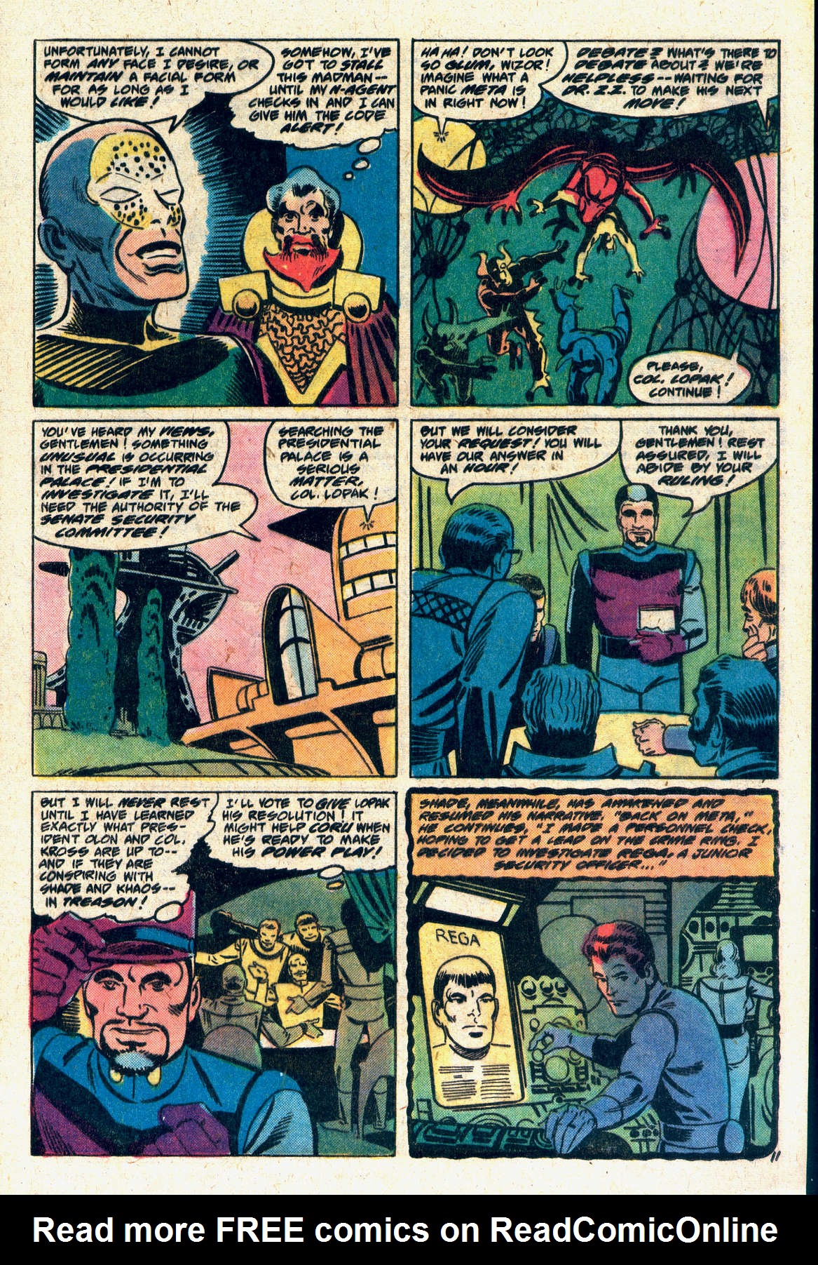 Read online Shade, the Changing Man (1977) comic -  Issue #8 - 22