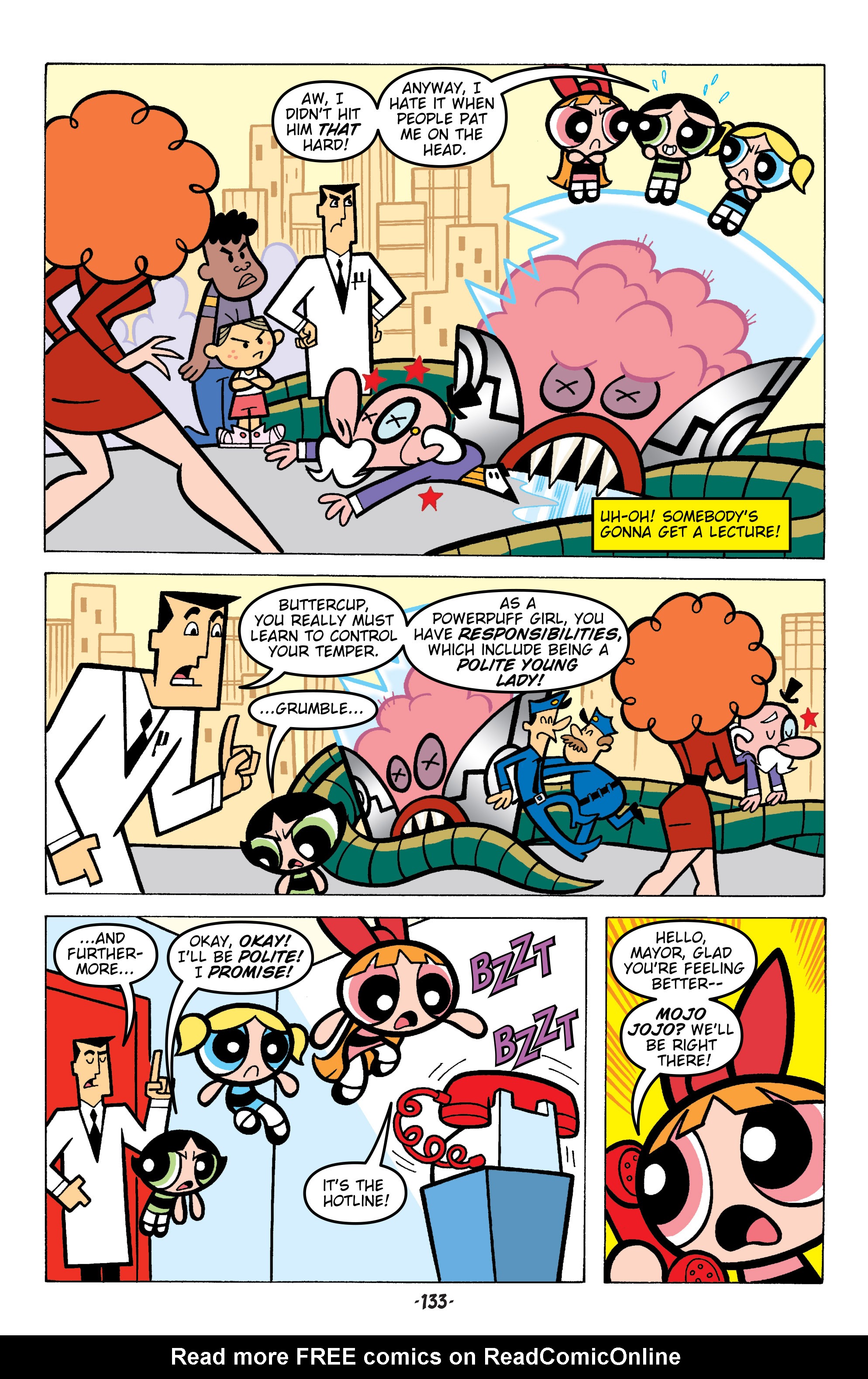 Read online Powerpuff Girls Classics comic -  Issue # TPb 4 - 134