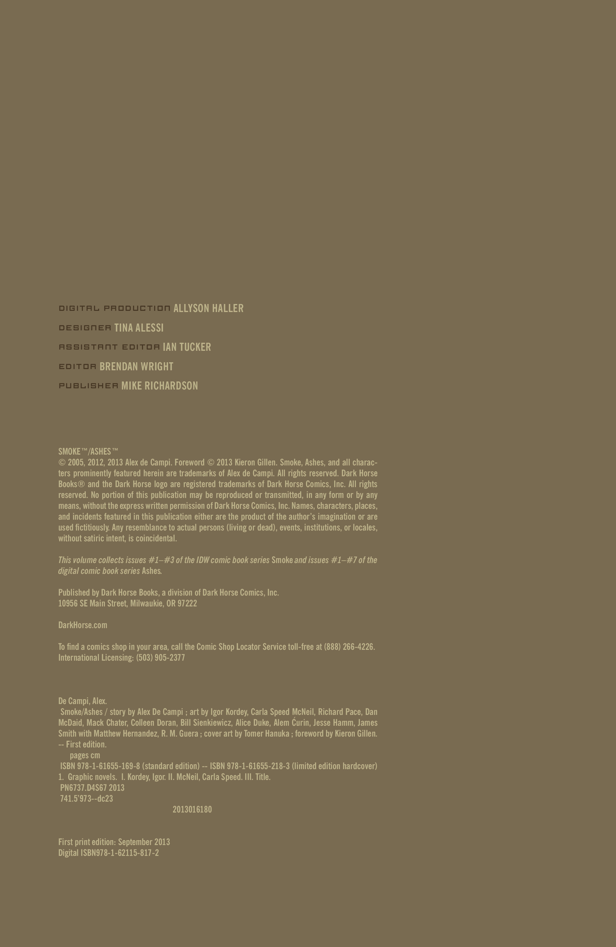 Read online Smoke/Ashes comic -  Issue # TPB (Part 1) - 5